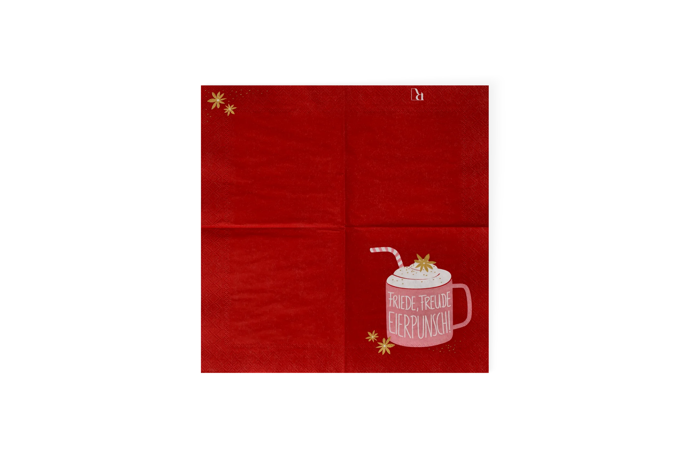 Cocktailserviette Friede-Freude-Eierpunsch