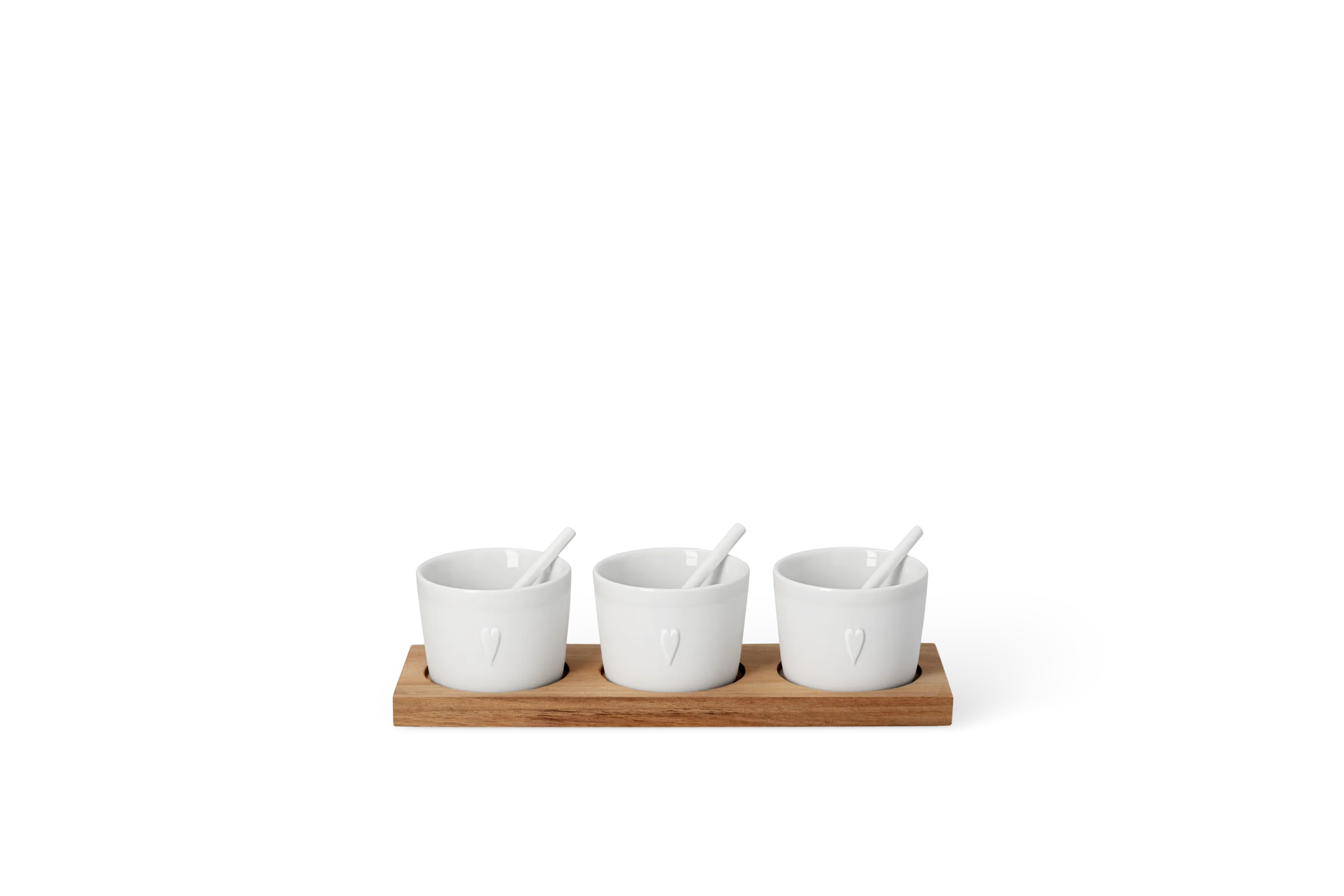 Schalen Guten Appetit Dreierlei Herz - Set Schalen Guten Appetit Dreierlei Herz - Set