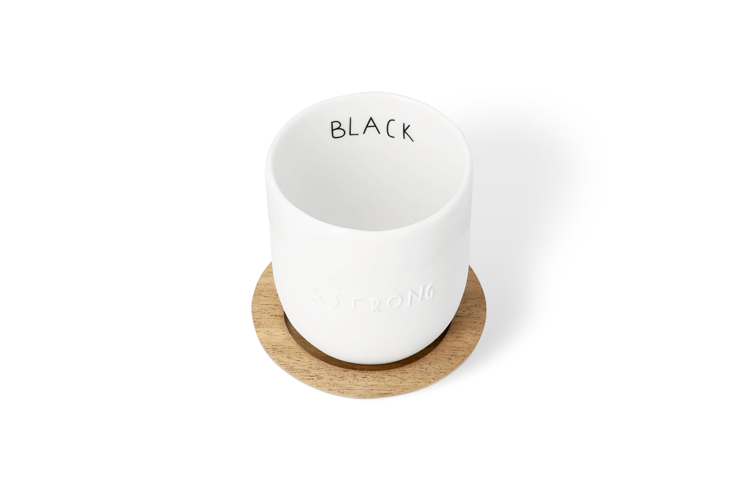 Becher Guten Morgen Black und Strong Klein Becher Guten Morgen Black und Strong Klein