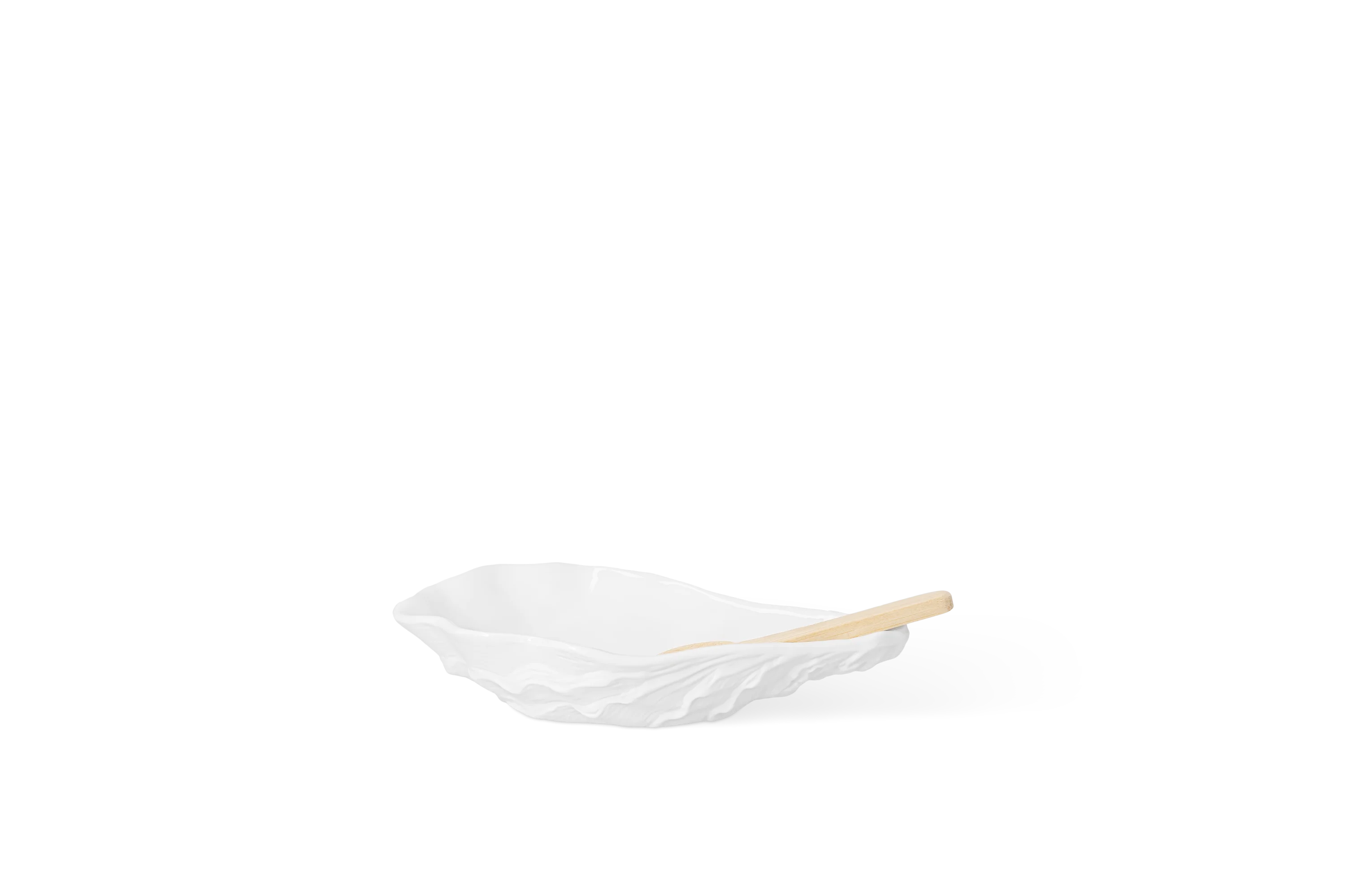 Schale Austern mit Löffel