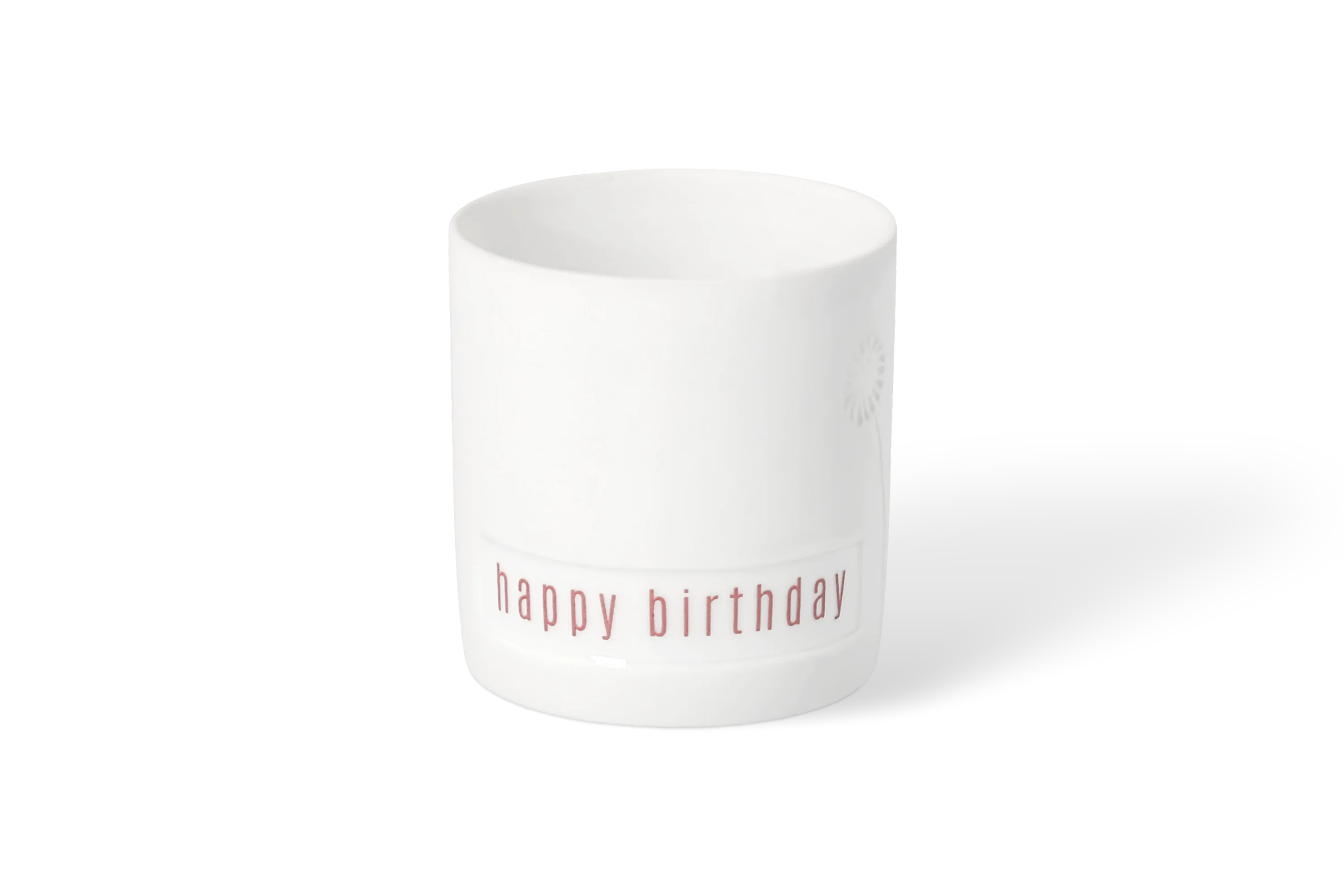 Teelichthalter Blumengruß Happy Birthday Teelichthalter Blumengruß Happy Birthday