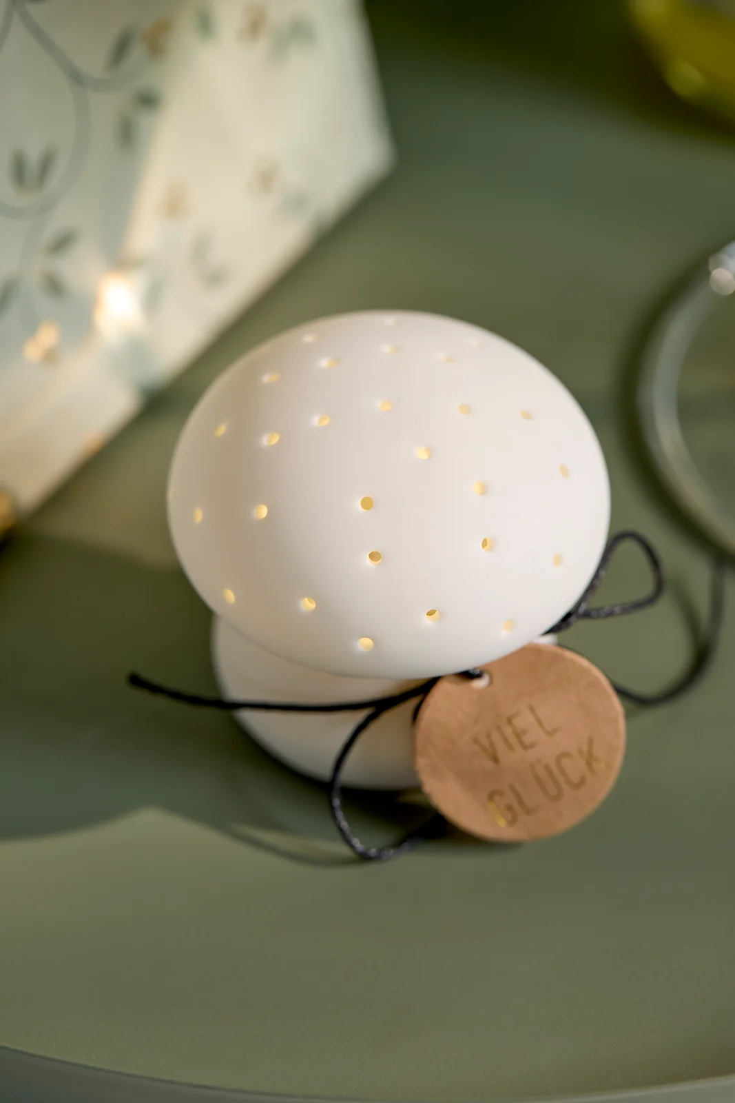 LED Lichtbotschaft Pilz Viel Glück LED Lichtbotschaft Pilz Viel Glück