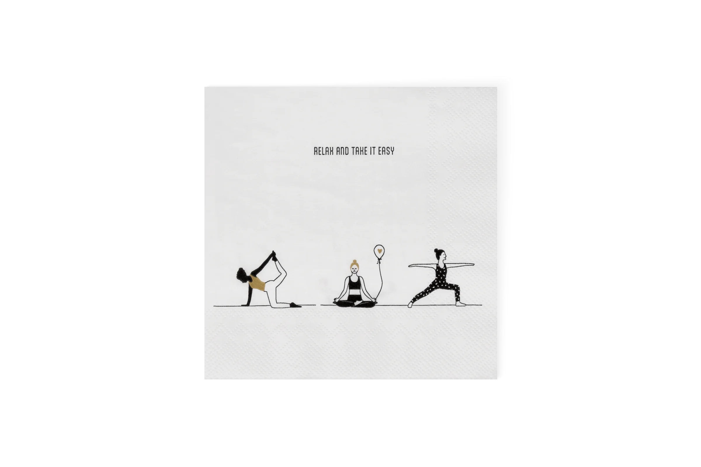 Lunchserviette Yoga Relax Lunchserviette Yoga Relax