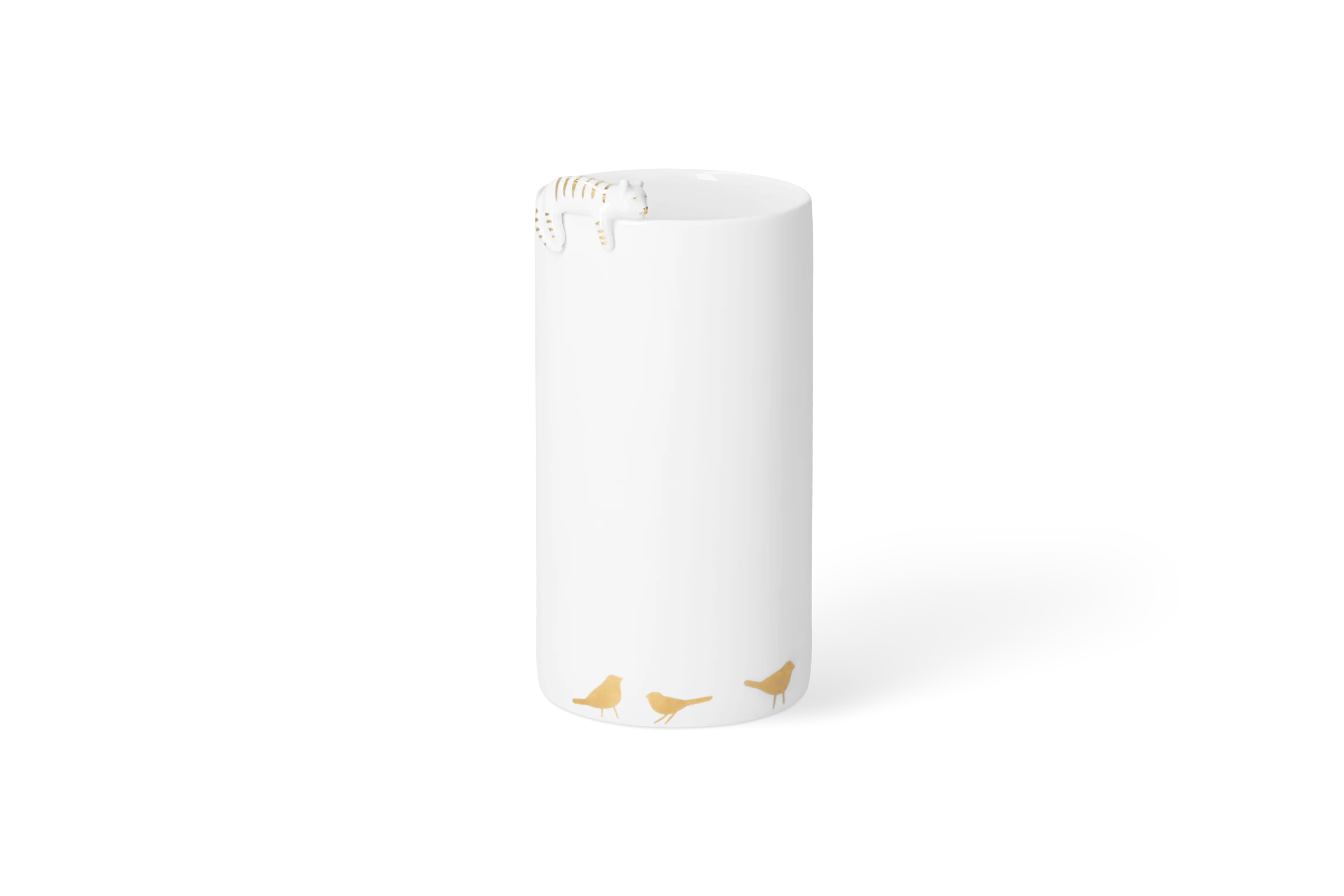 Vase Goldstück Katze Vase Goldstück Katze