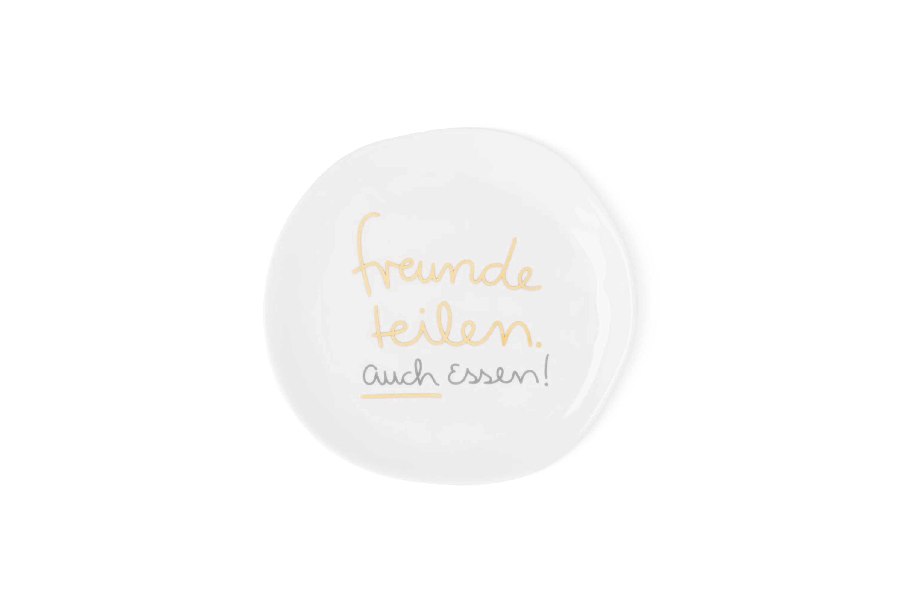 Teller Freunde teilen auch Essen Klein