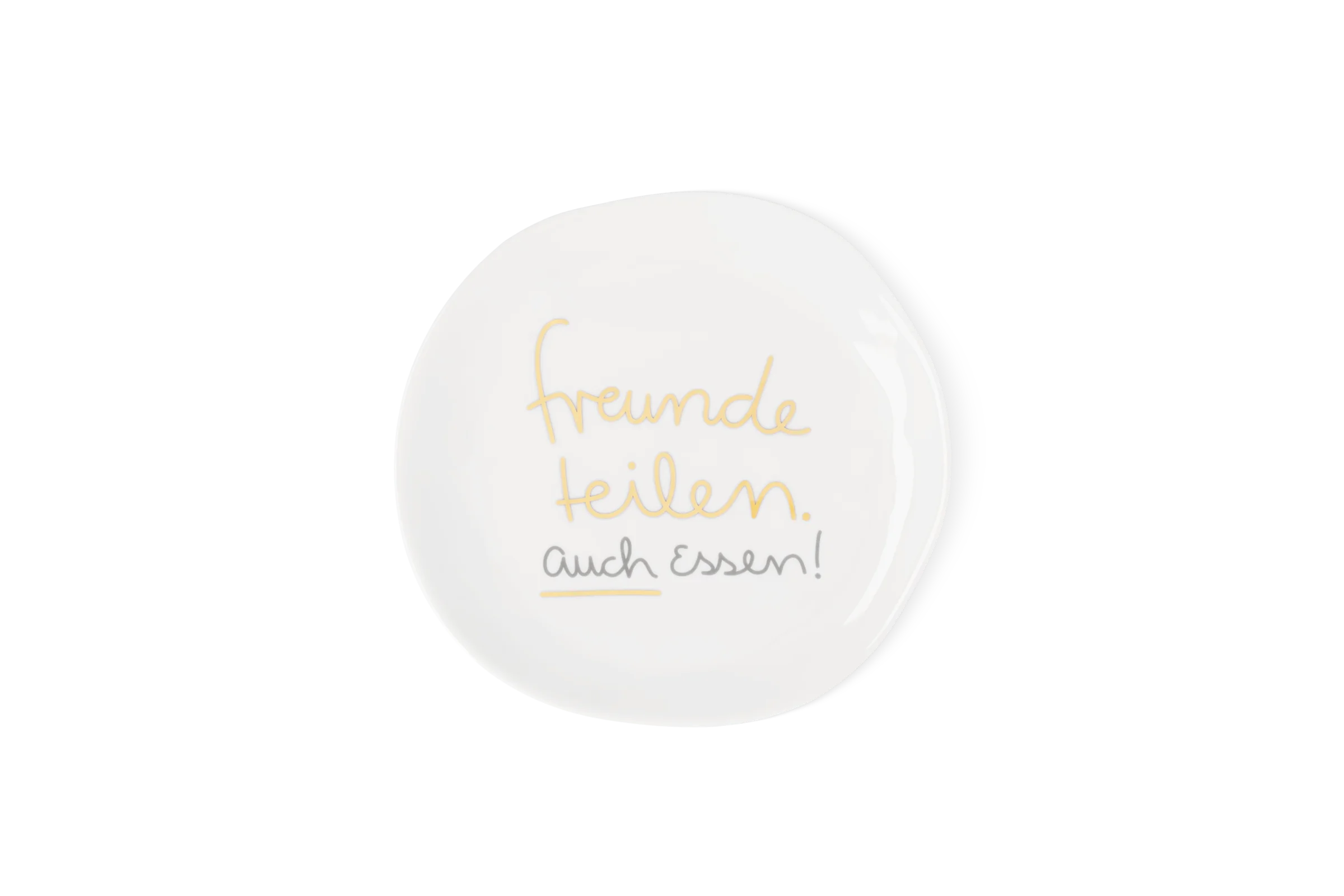 Teller Freunde teilen auch Essen Klein Teller Freunde teilen auch Essen Klein