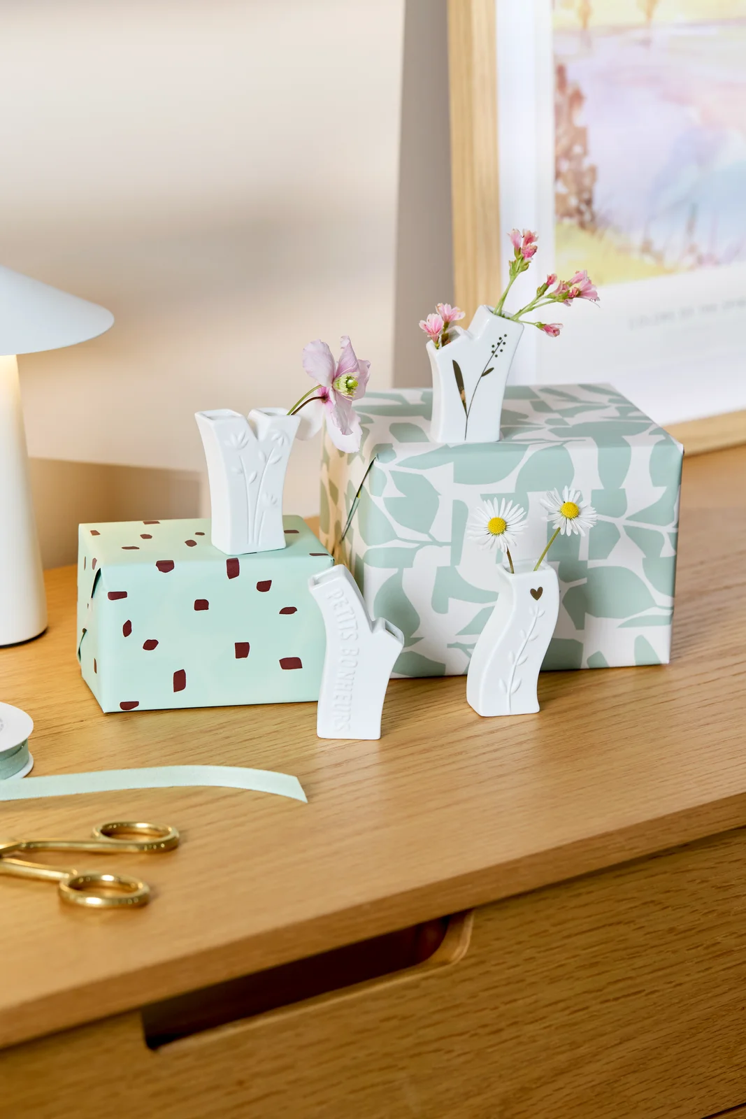 Minivasen Blumen Petits bonheurs - 4er Set Minivasen Blumen Petits bonheurs - 4er Set