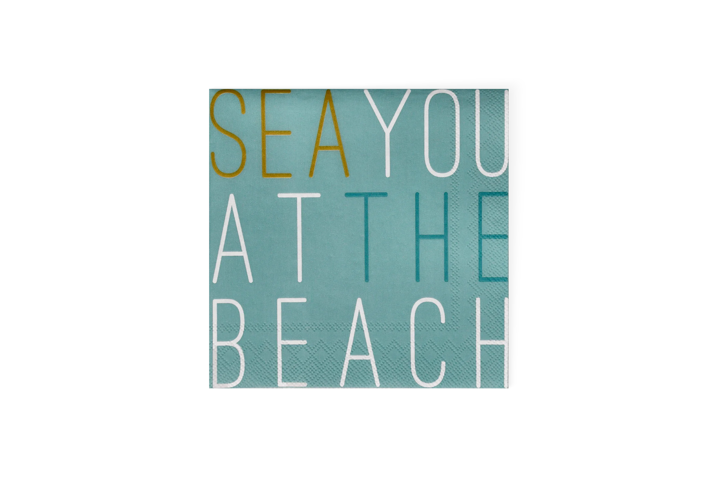 Cocktailserviette Sea you at the beach Cocktailserviette Sea you at the beach