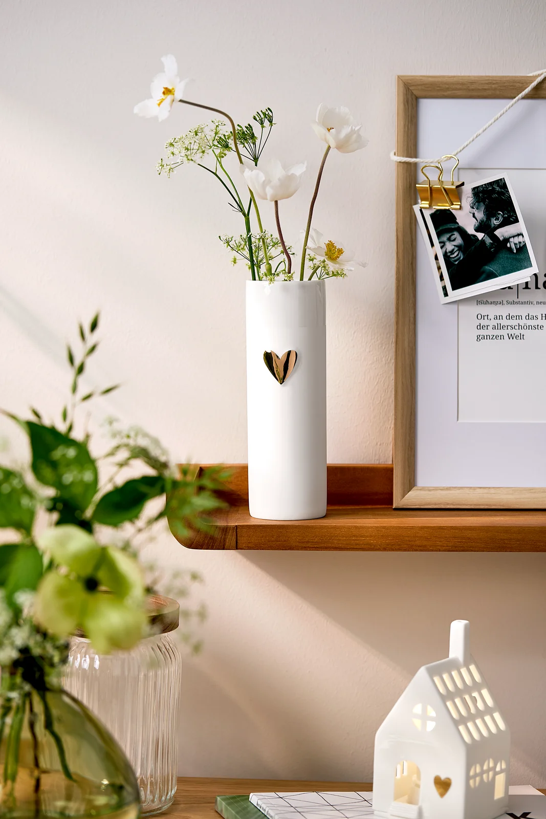 Vase Herz Gold Vase Herz Gold