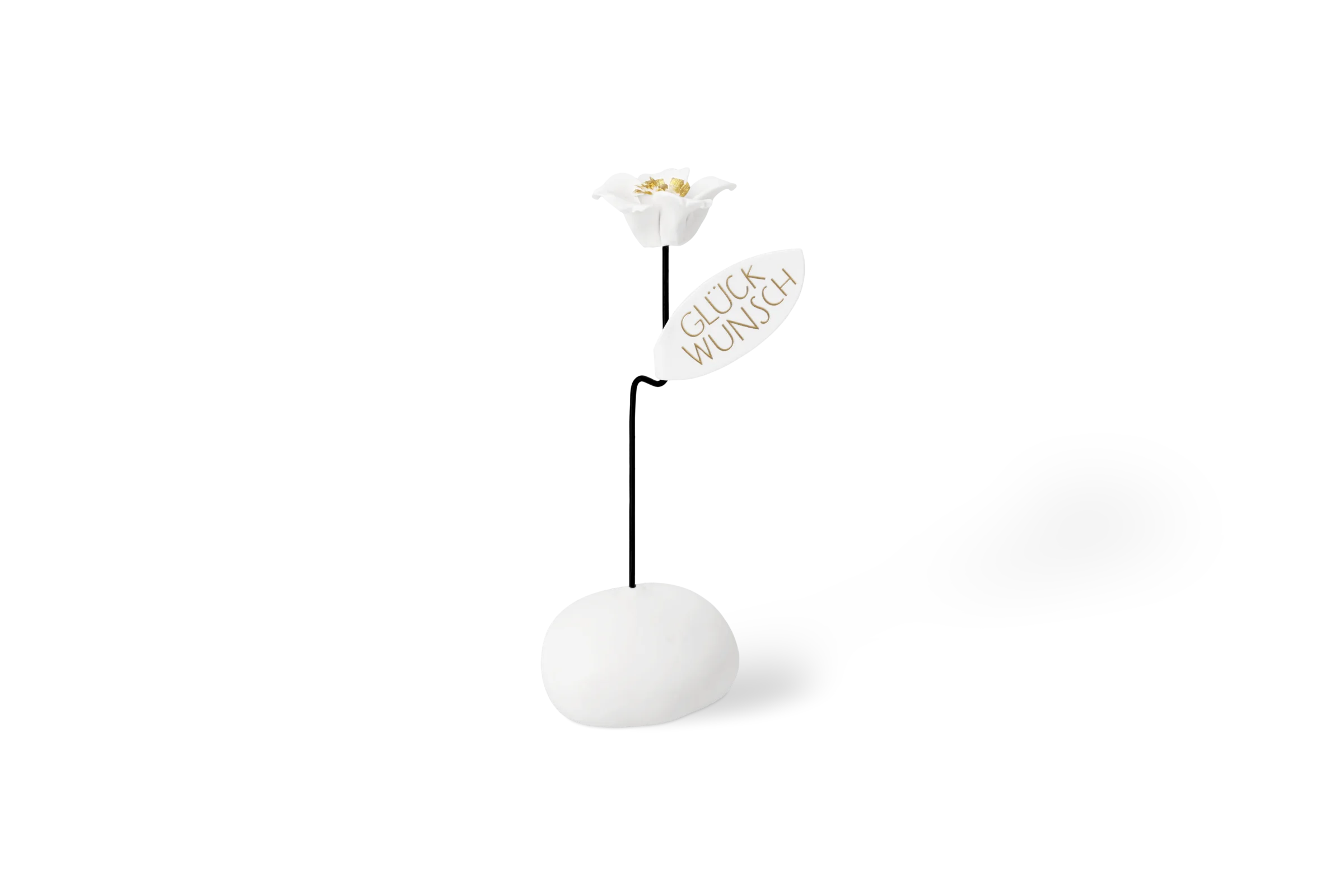 Glücksblume Glückwunsch