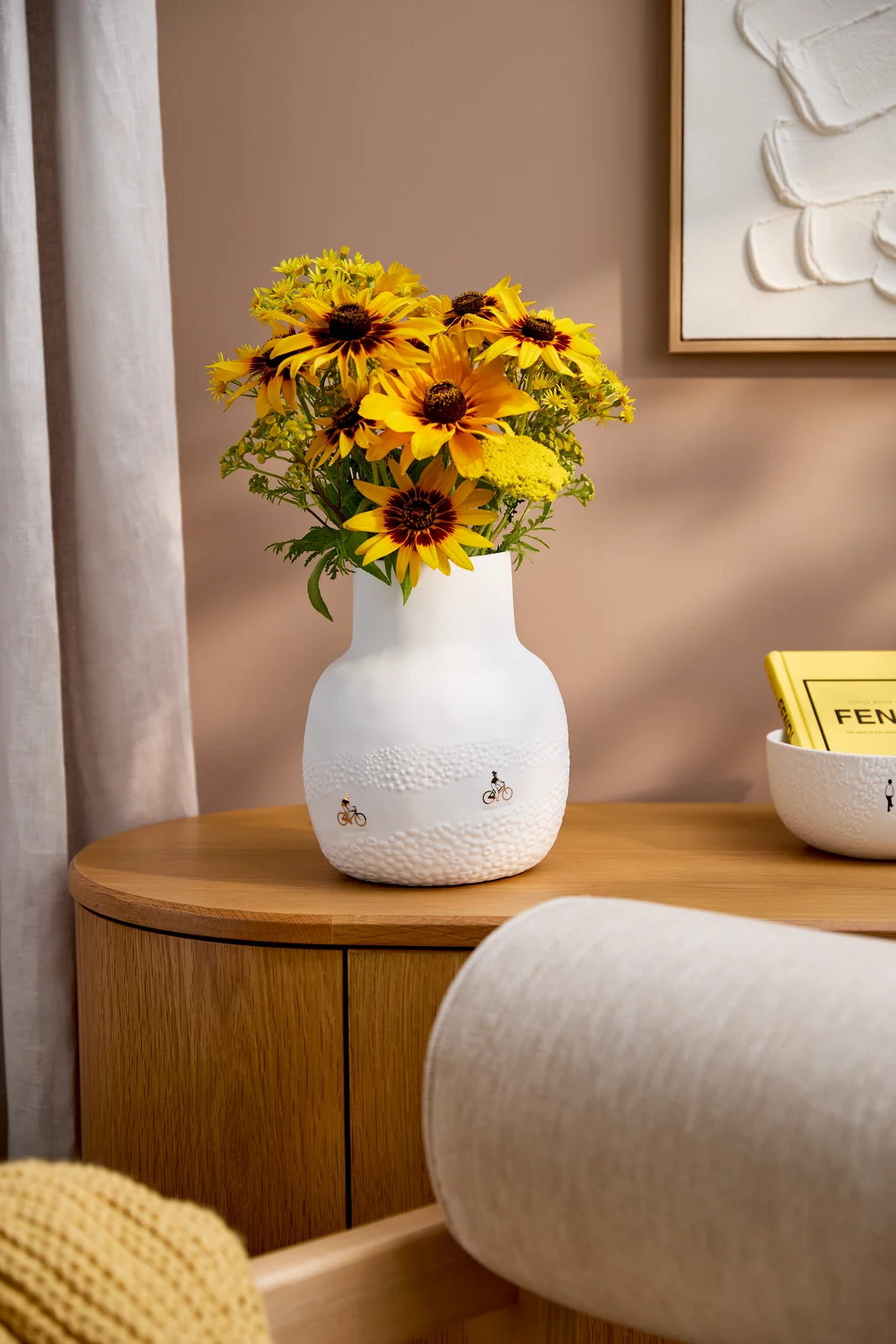 Vase Fahrt durchs Blumenfeld Vase Fahrt durchs Blumenfeld