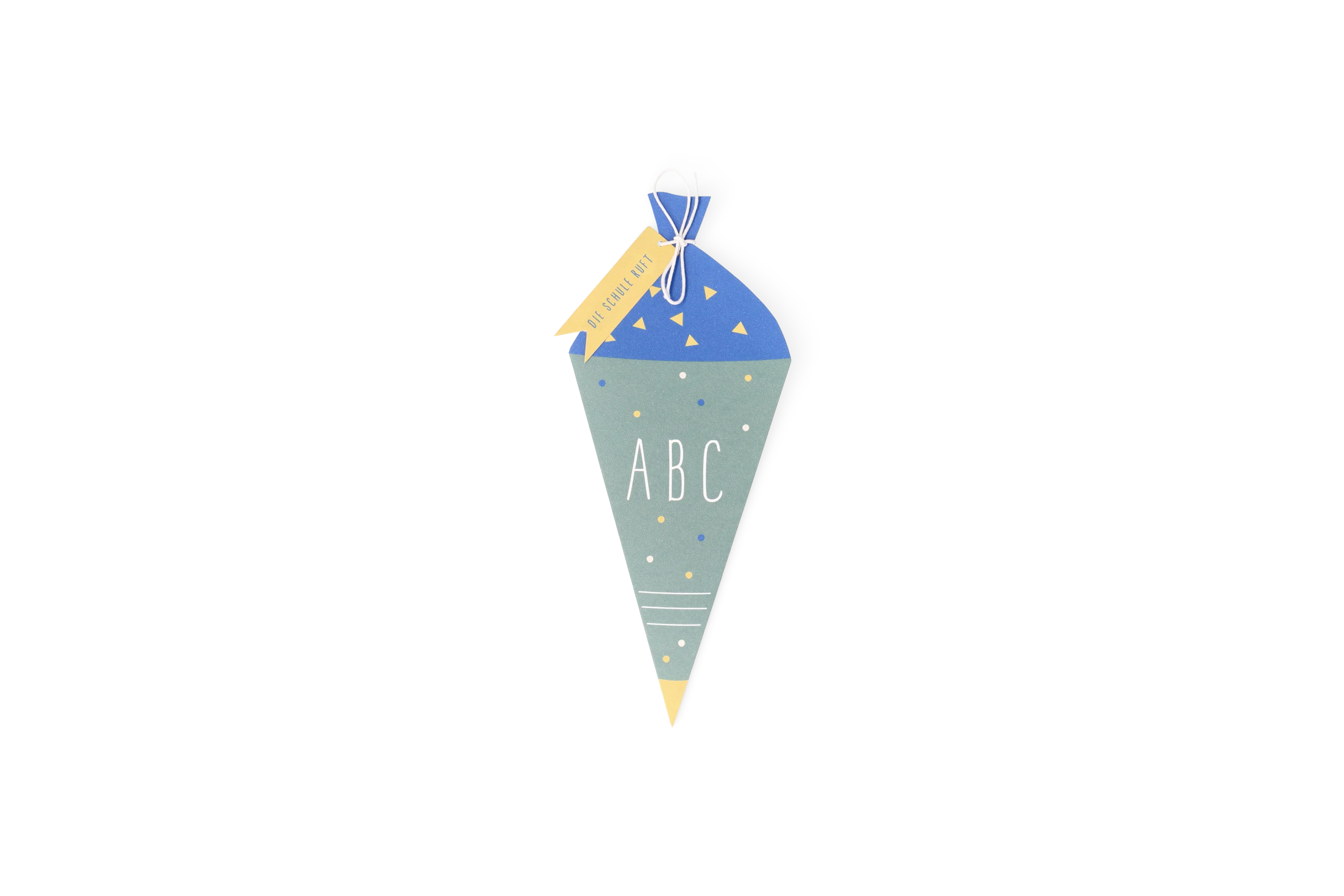 Einschulungskarte ABC