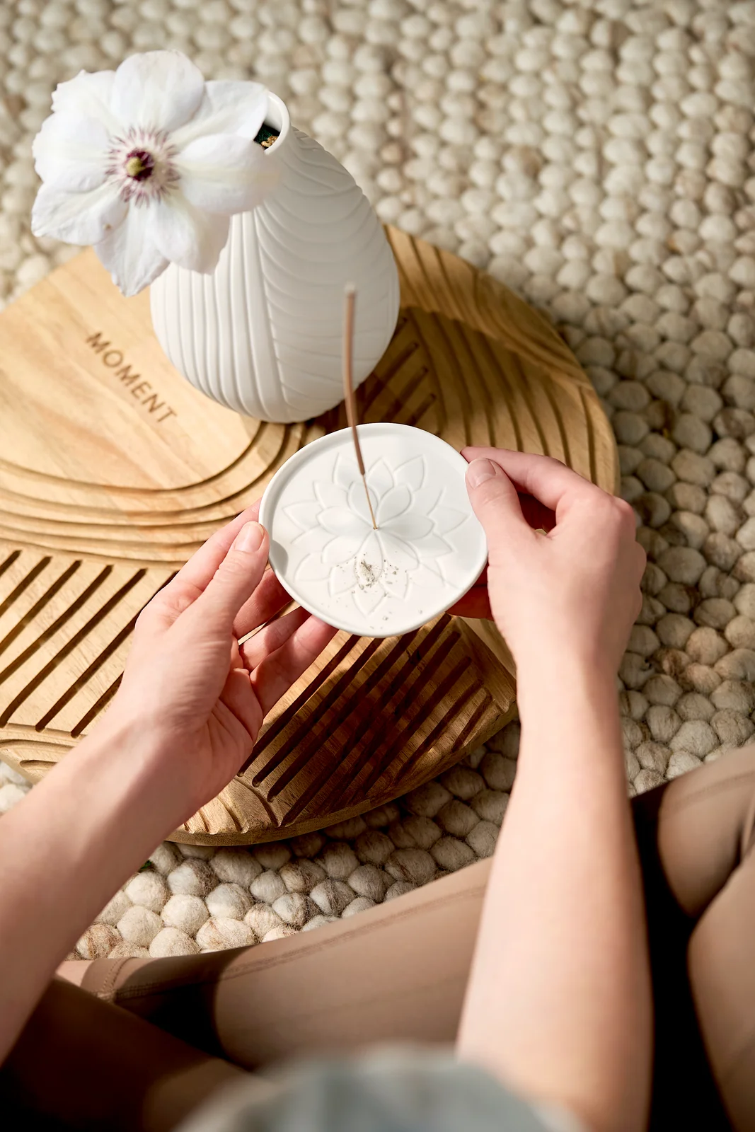 Räucherstäbchenhalter Zen Spirit Lotus