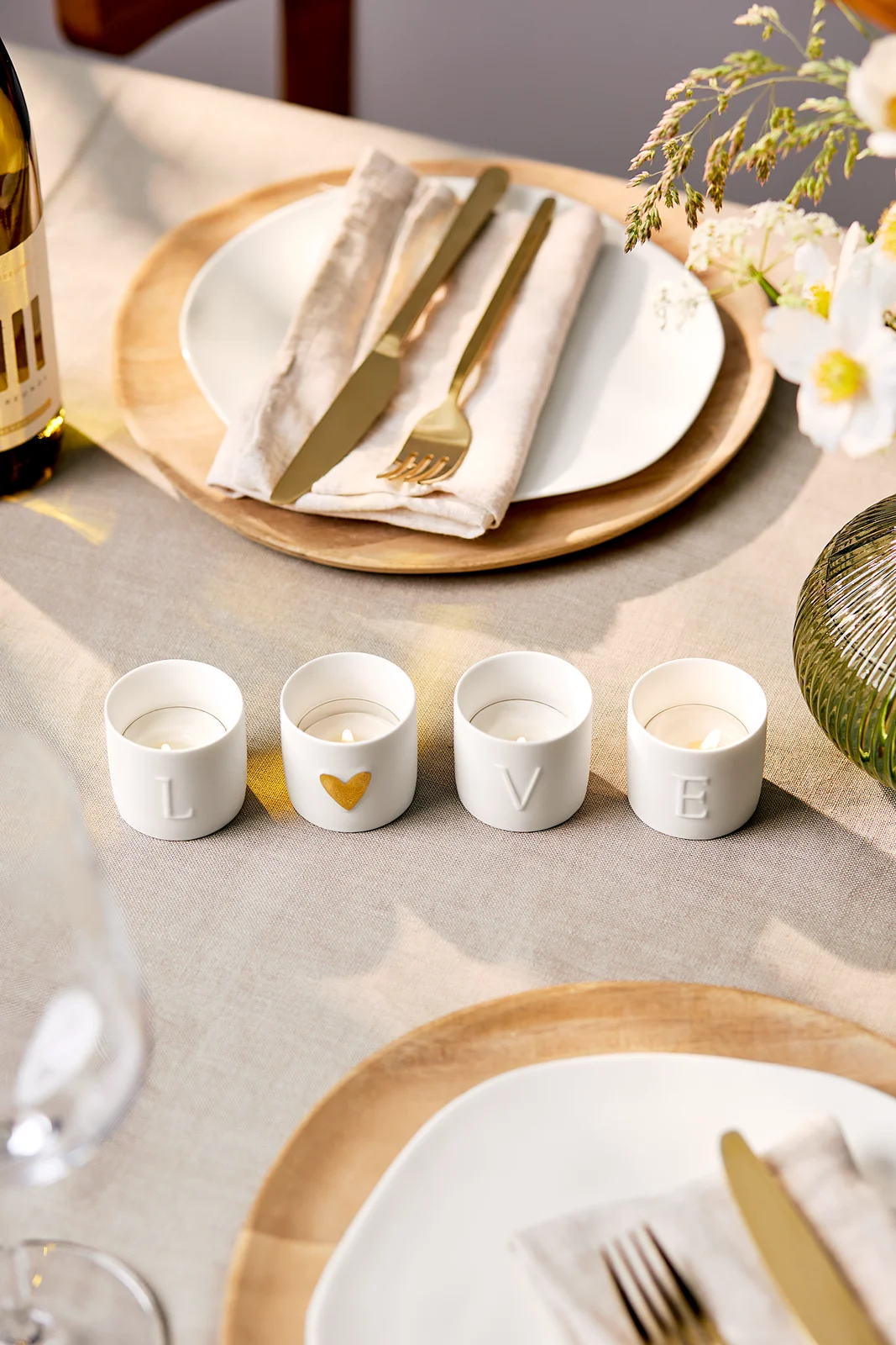Teelichthalter Love - 4er Set Teelichthalter Love - 4er Set