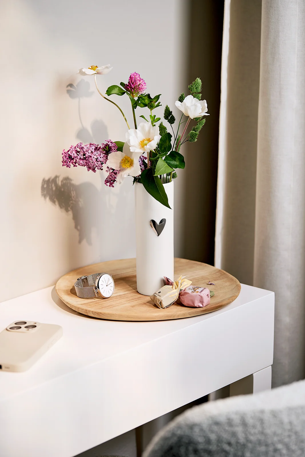 Vase Herz Silber Vase Herz Silber