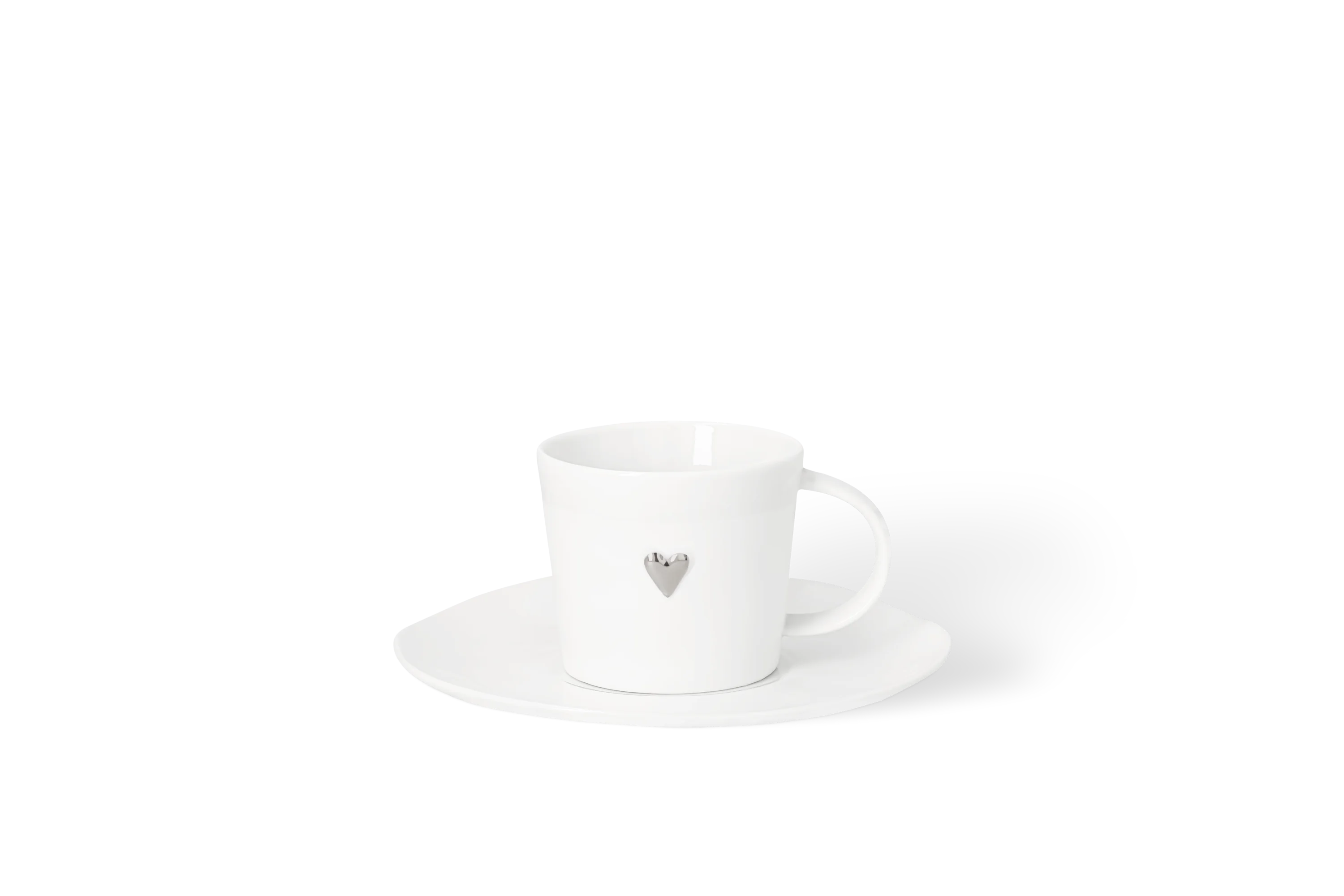 Tasse Herz Silber Klein Tasse Herz Silber Klein