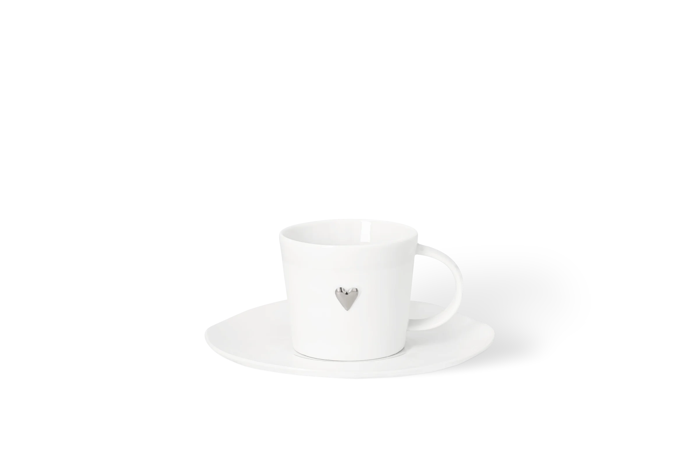 Tasse Herz Silber Klein Tasse Herz Silber Klein