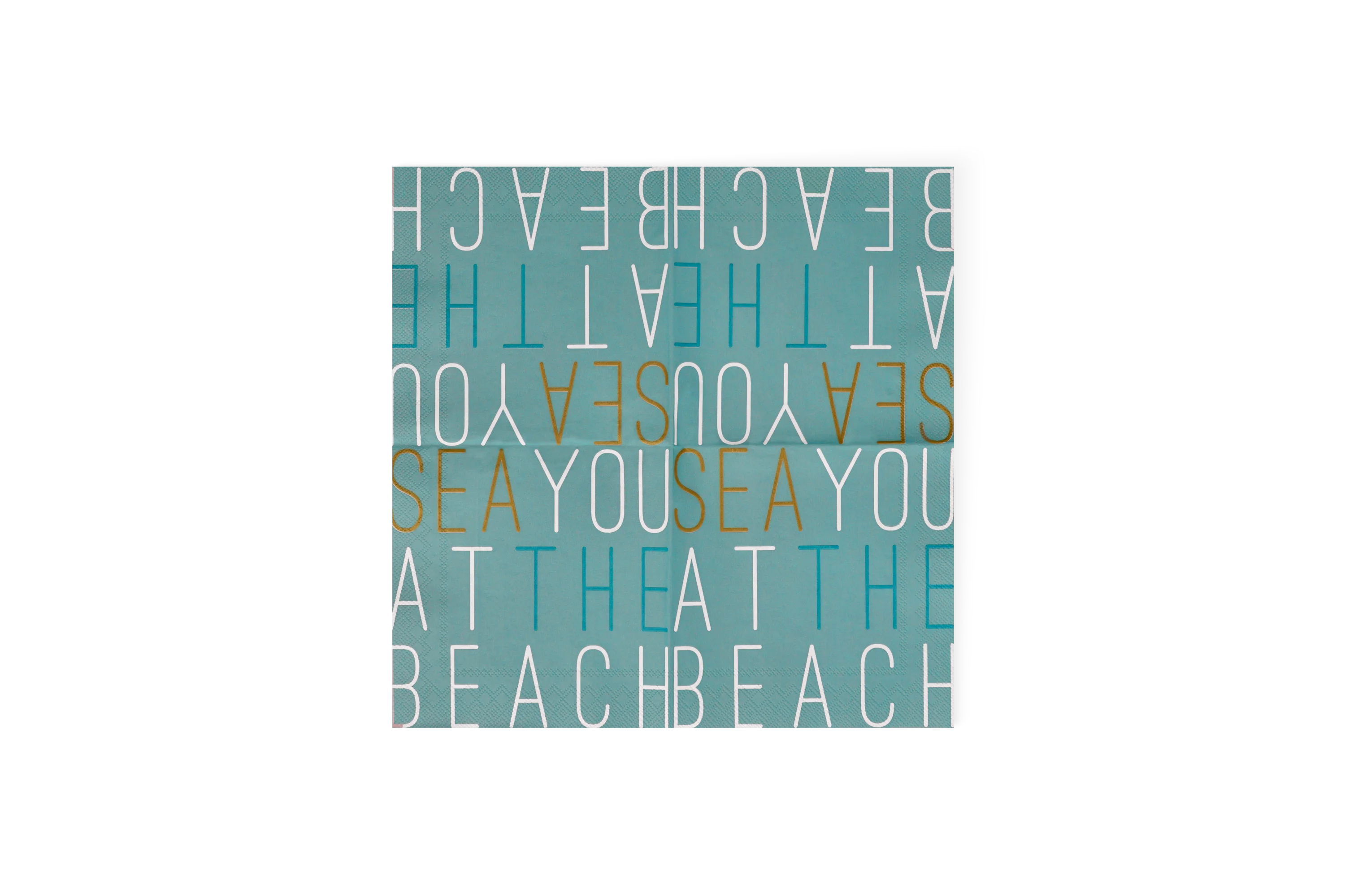 Cocktailserviette Sea you at the beach Cocktailserviette Sea you at the beach
