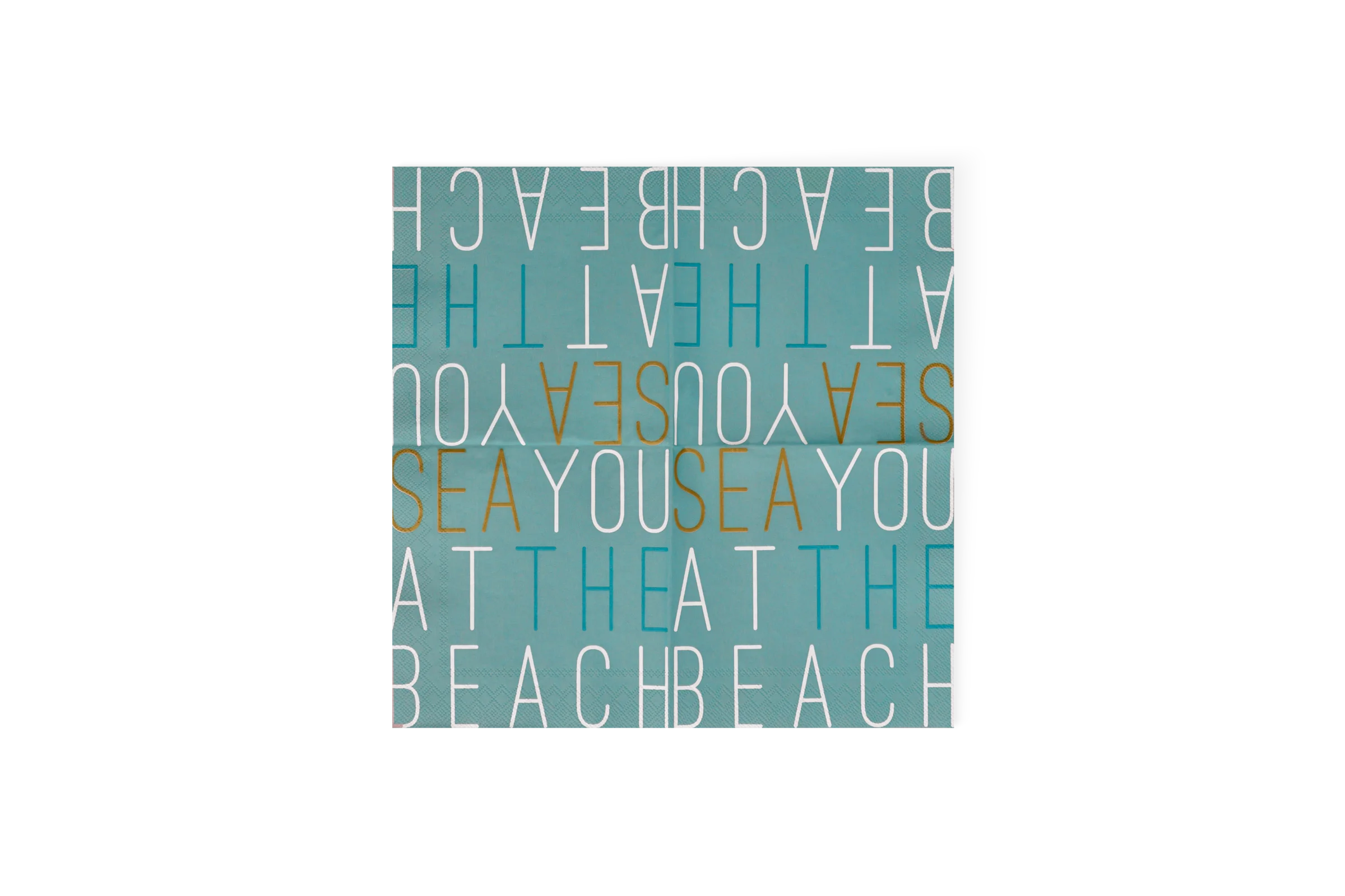Cocktailserviette Sea you at the beach Cocktailserviette Sea you at the beach
