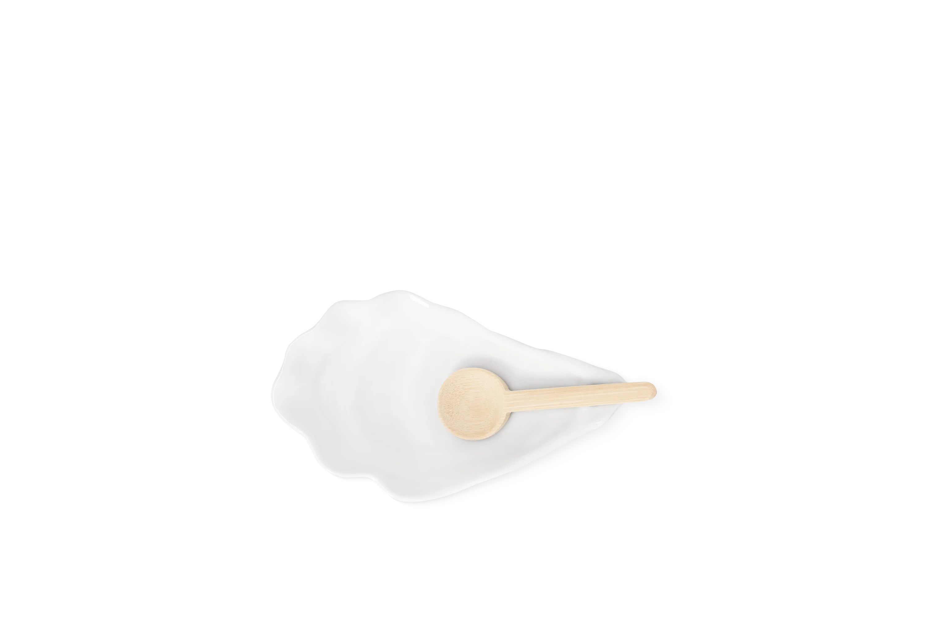 Schale Austern mit Löffel