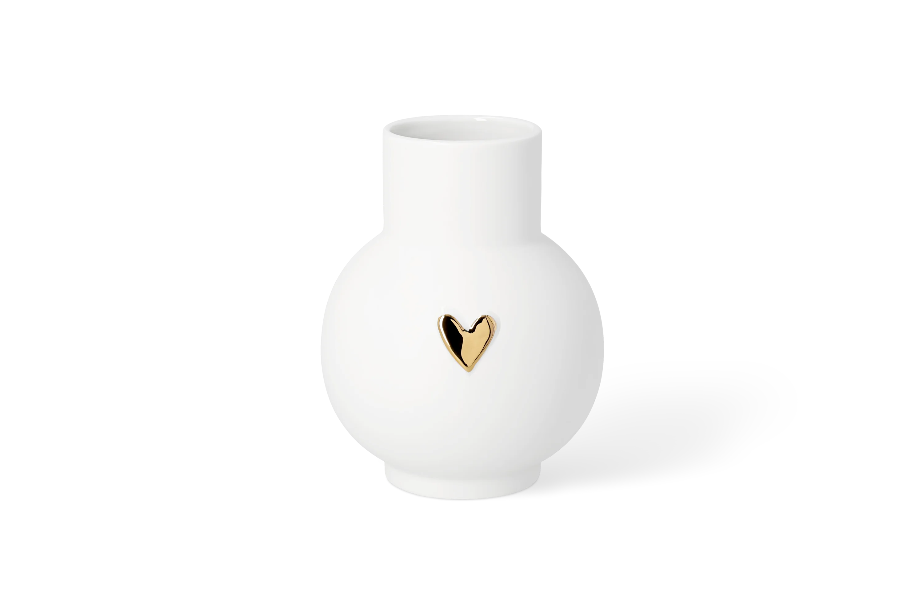 Vase Kugel Herz Gold Vase Kugel Herz Gold