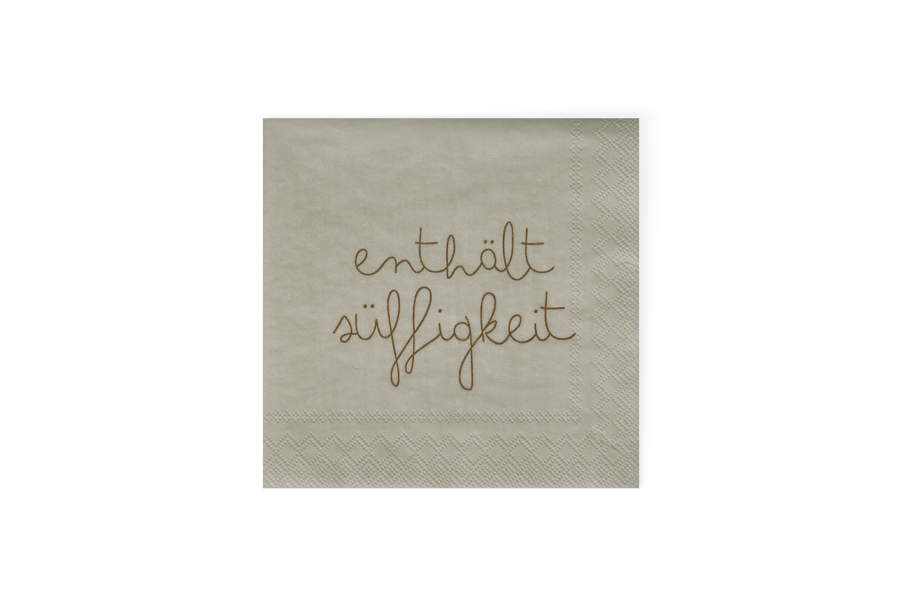 Cocktailserviette Enthält Süffigkeit