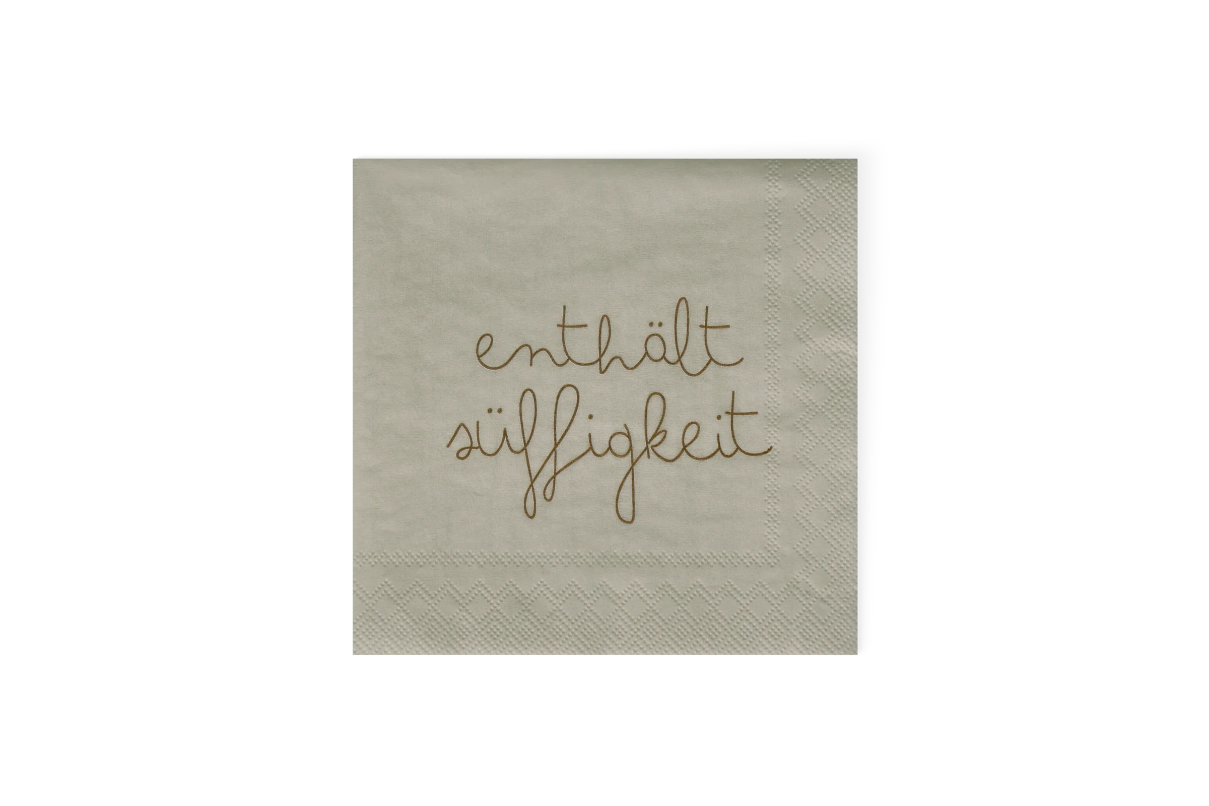 Cocktailserviette Enthält Süffigkeit Cocktailserviette Enthält Süffigkeit