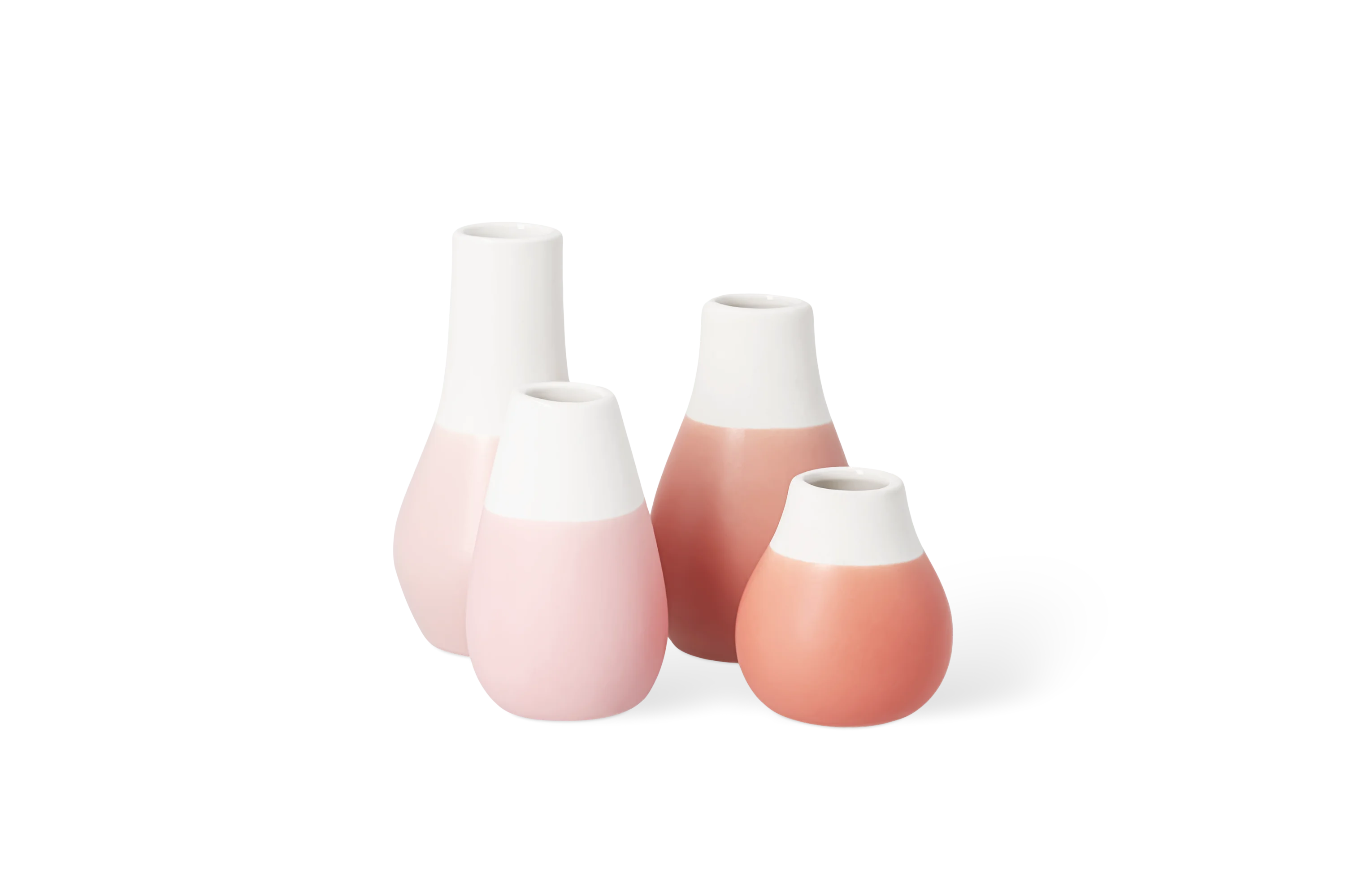 Minivasen Pastell Pudertöne - 4er Set