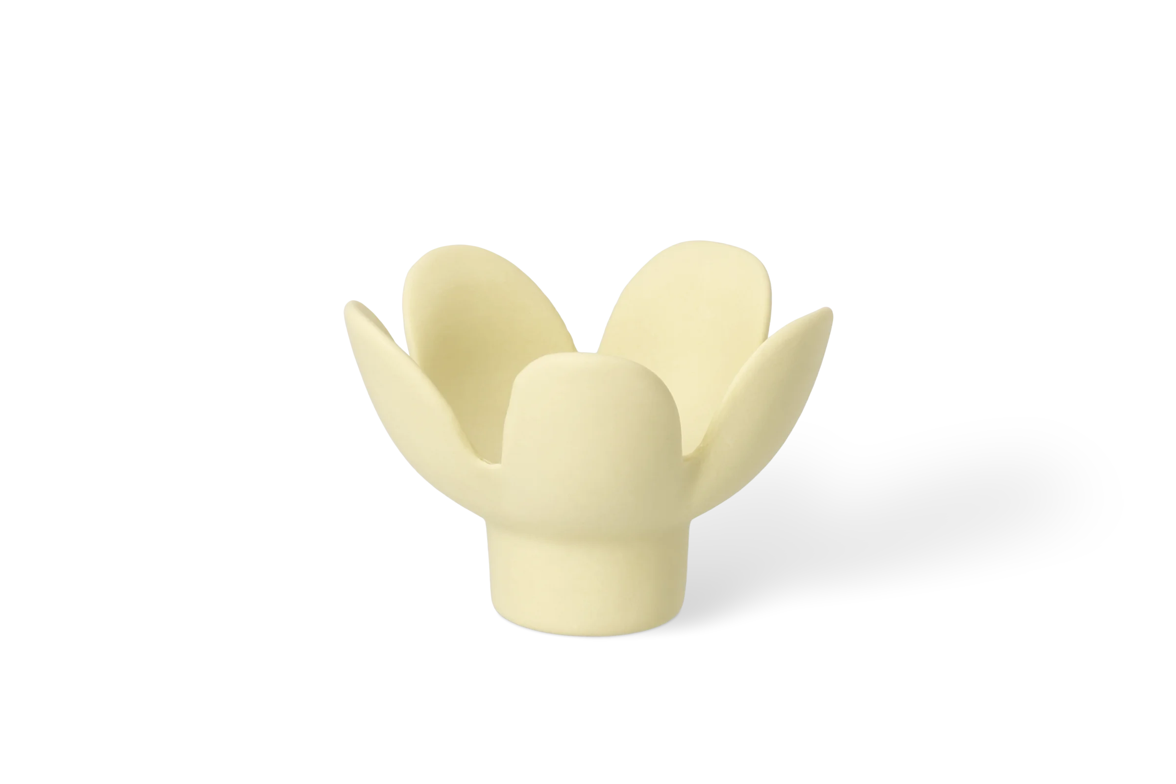 Kerzenhalter Blume Gelb