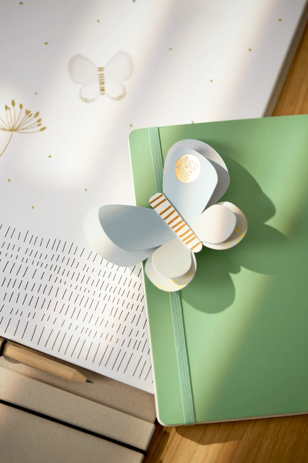Schmetterling Clip Mit dir ist alles leichter Schmetterling Clip Mit dir ist alles leichter