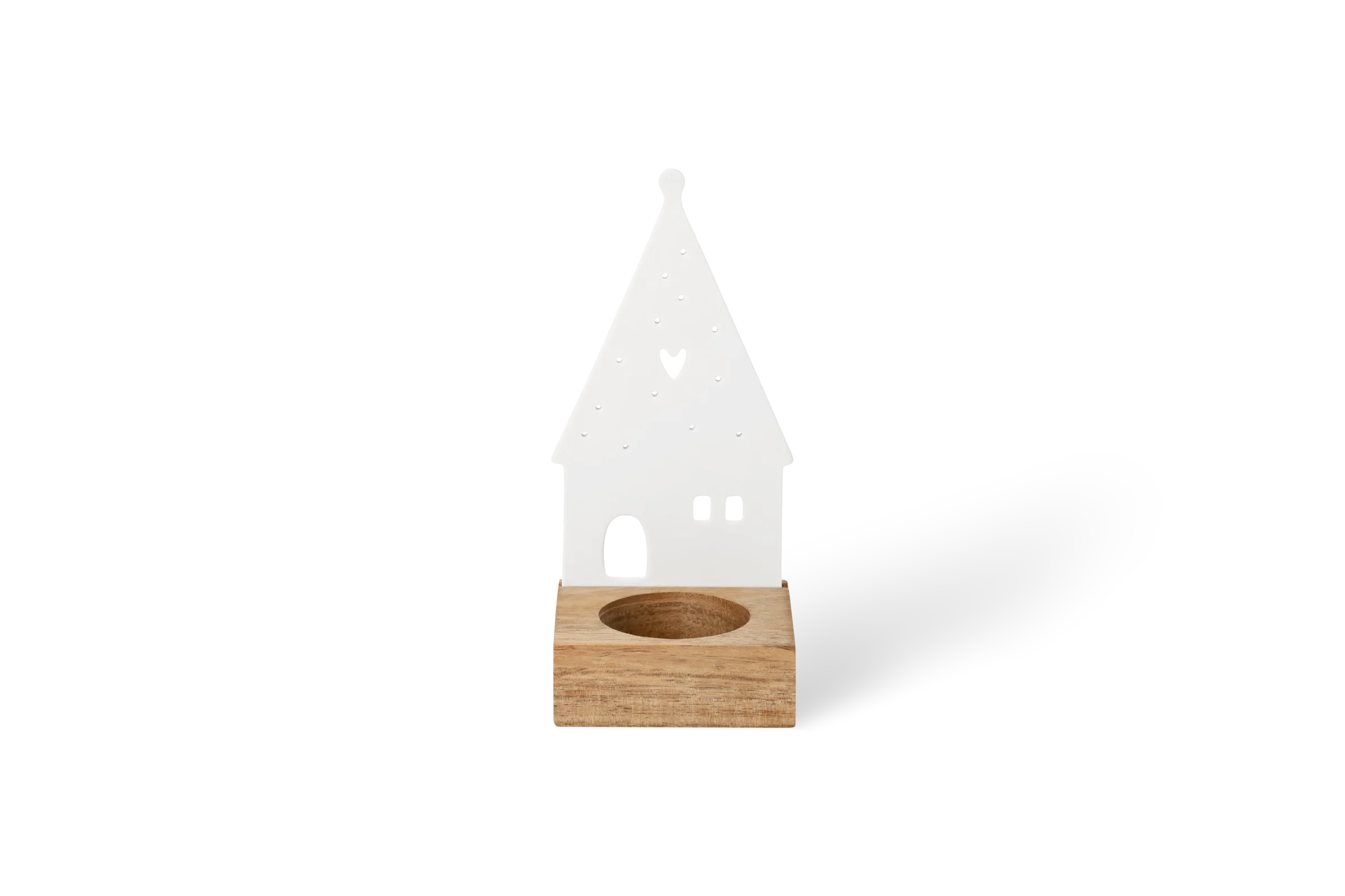 Lichtszene Lebkuchenhaus Herz