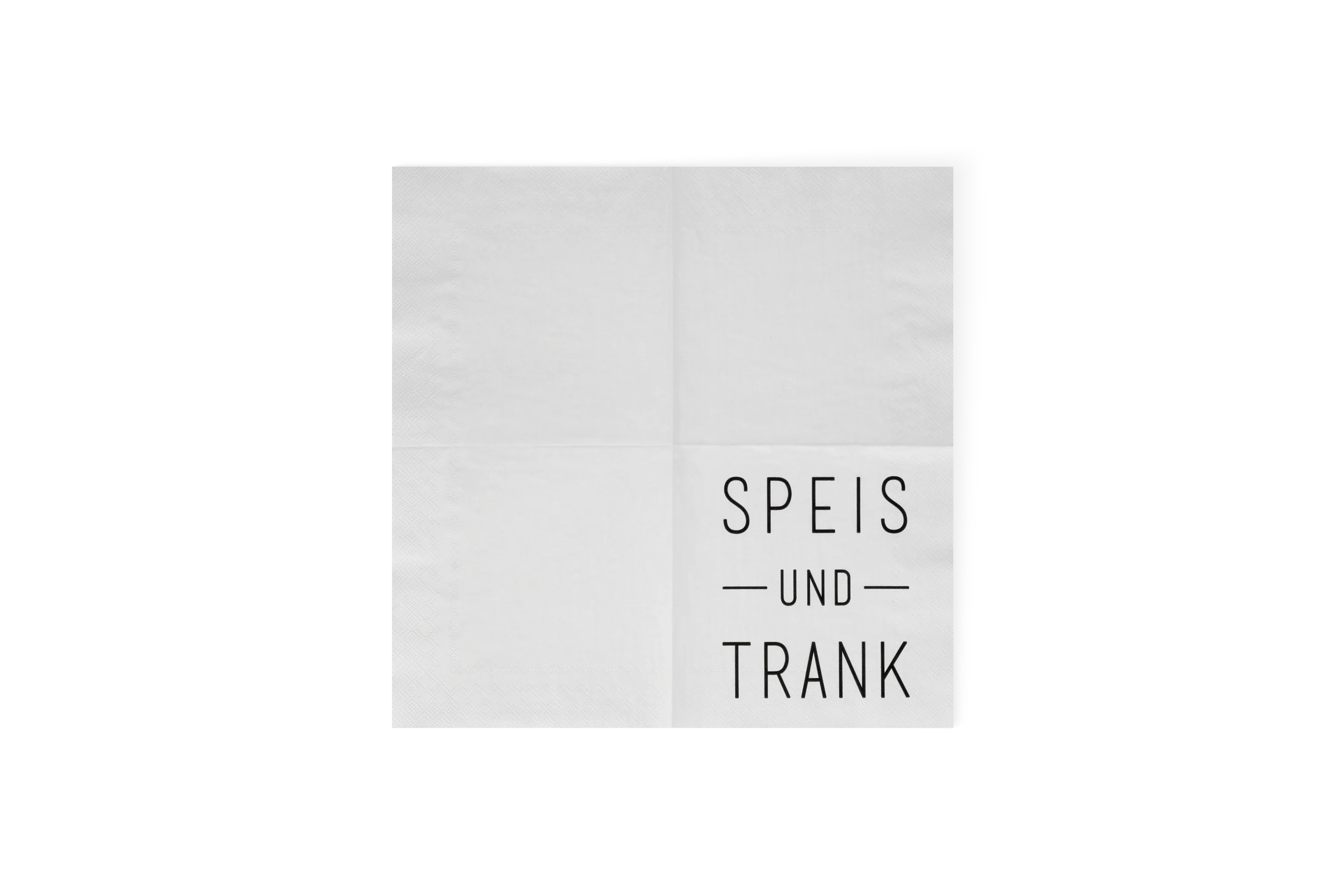 Lunchserviette Speis und Trank Lunchserviette Speis und Trank