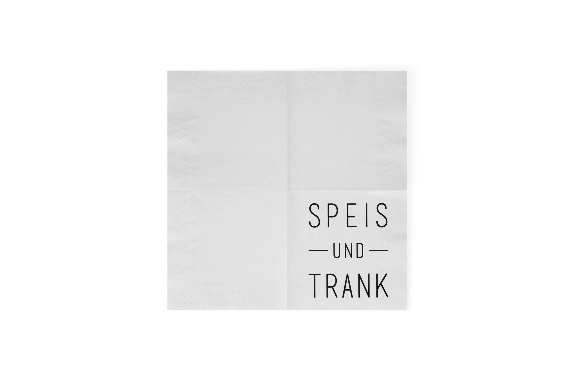 Lunchserviette Speis und Trank Lunchserviette Speis und Trank