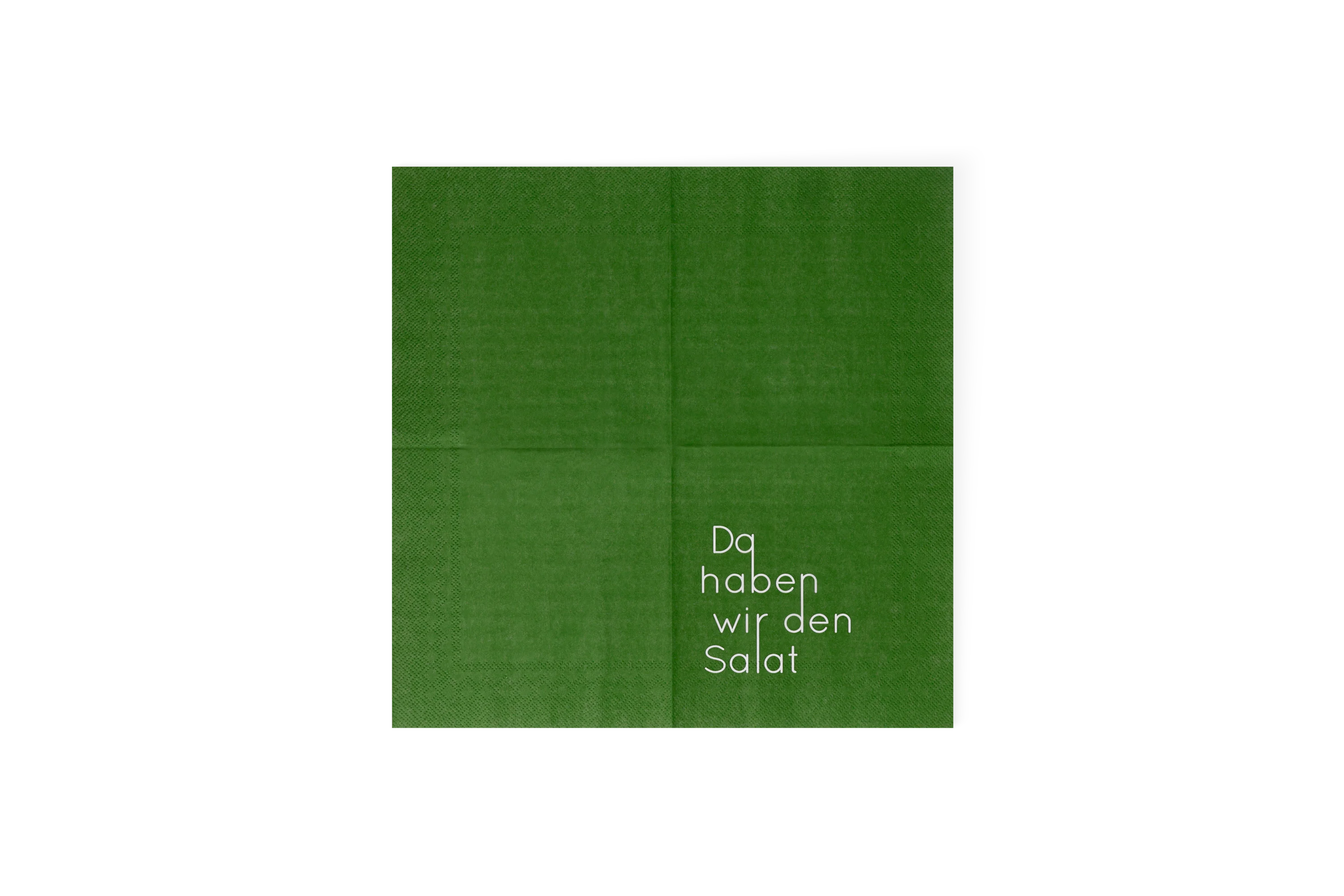 Lunchserviette Da haben wir den Salat