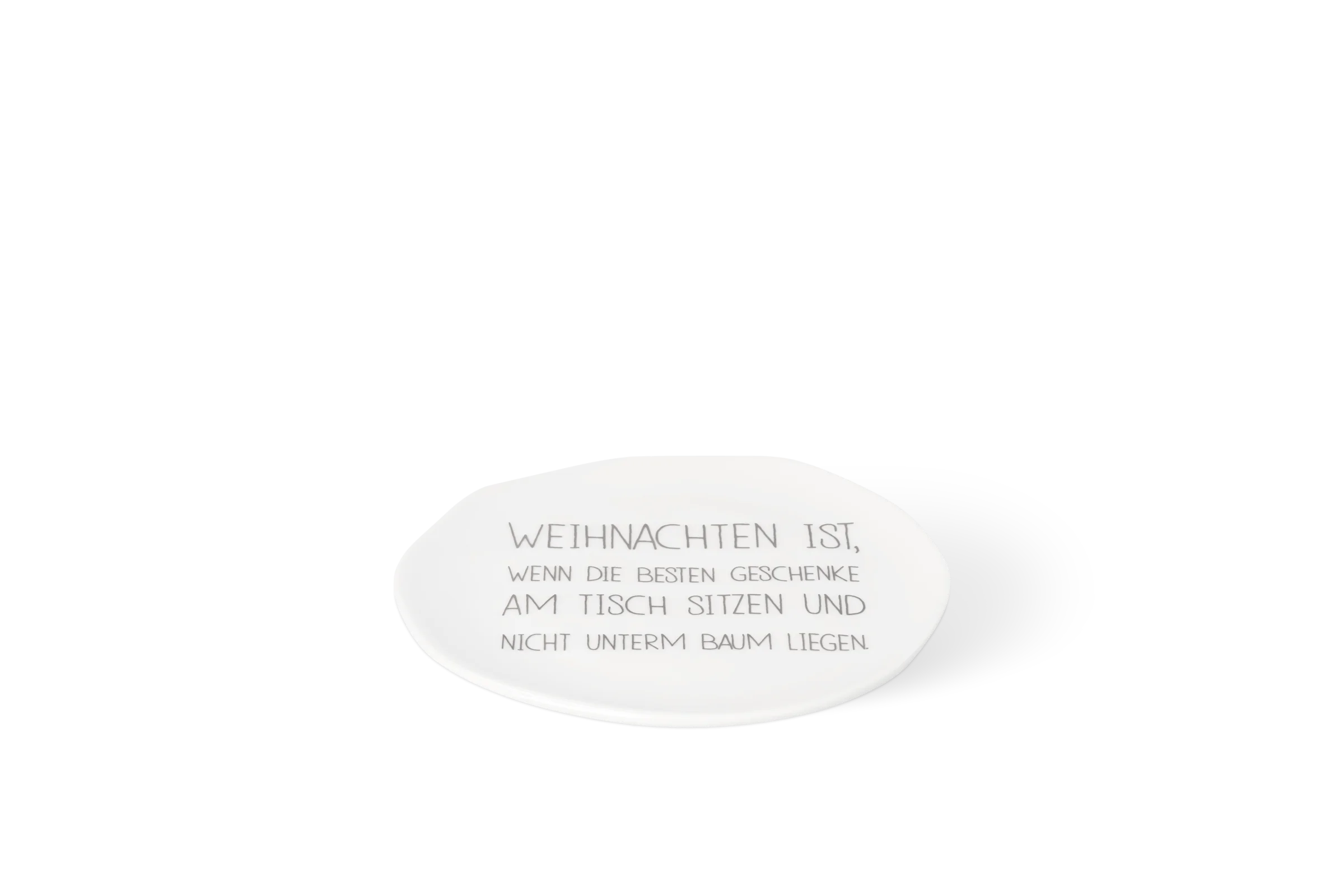 Teller Weihnachten ist wenn Klein