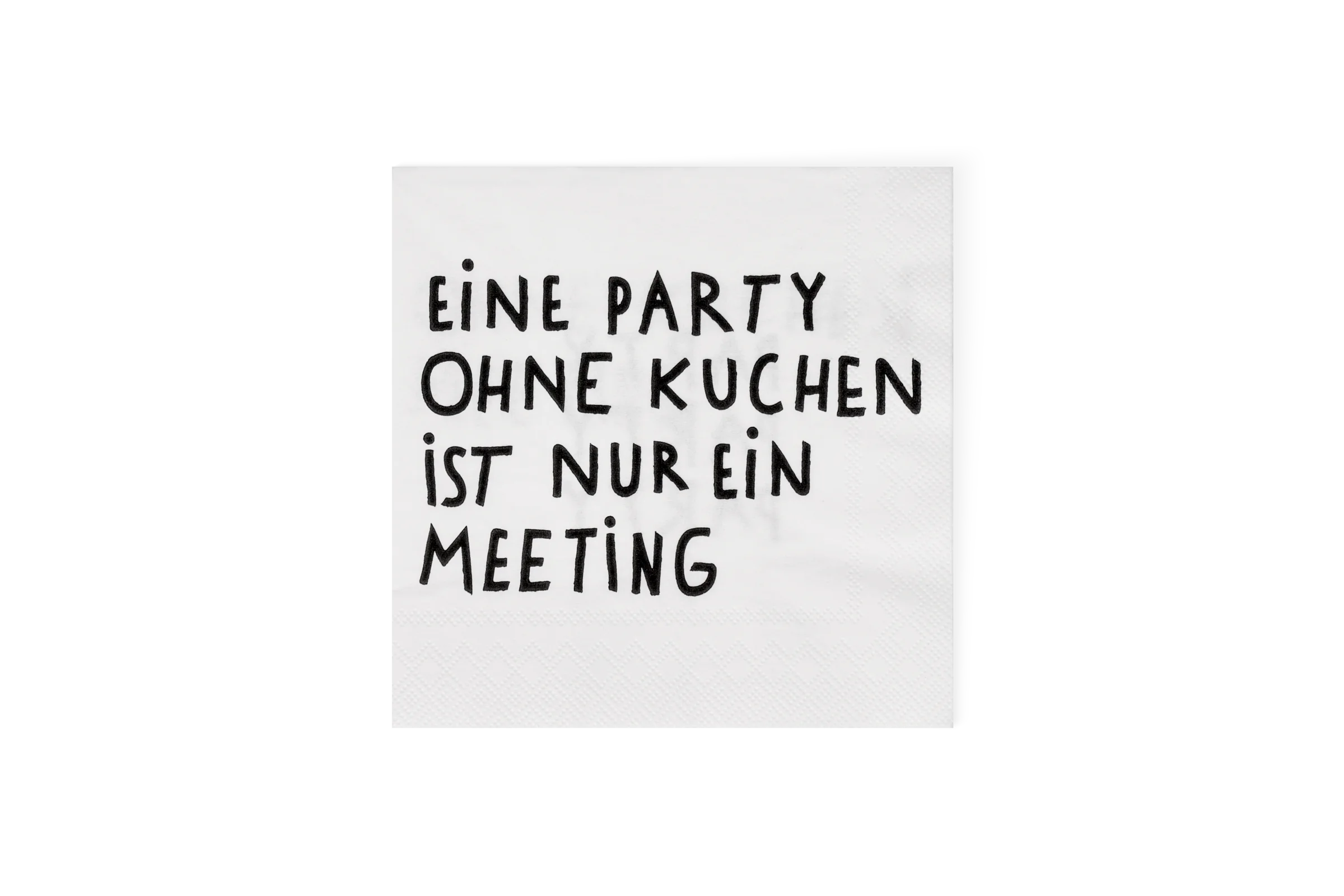 Cocktailserviette Eine Party ohne Kuchen Cocktailserviette Eine Party ohne Kuchen