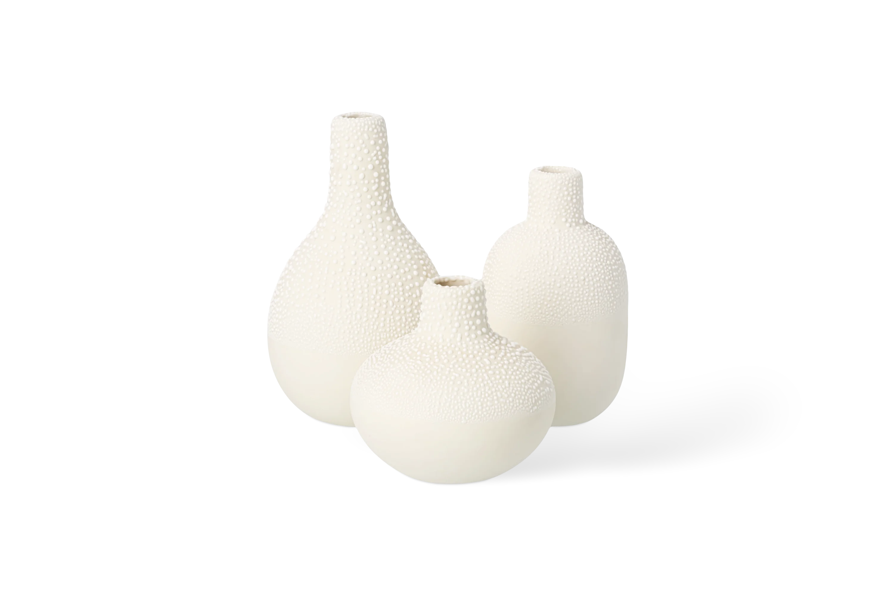 Minivasen Perlendesign - 3er Set