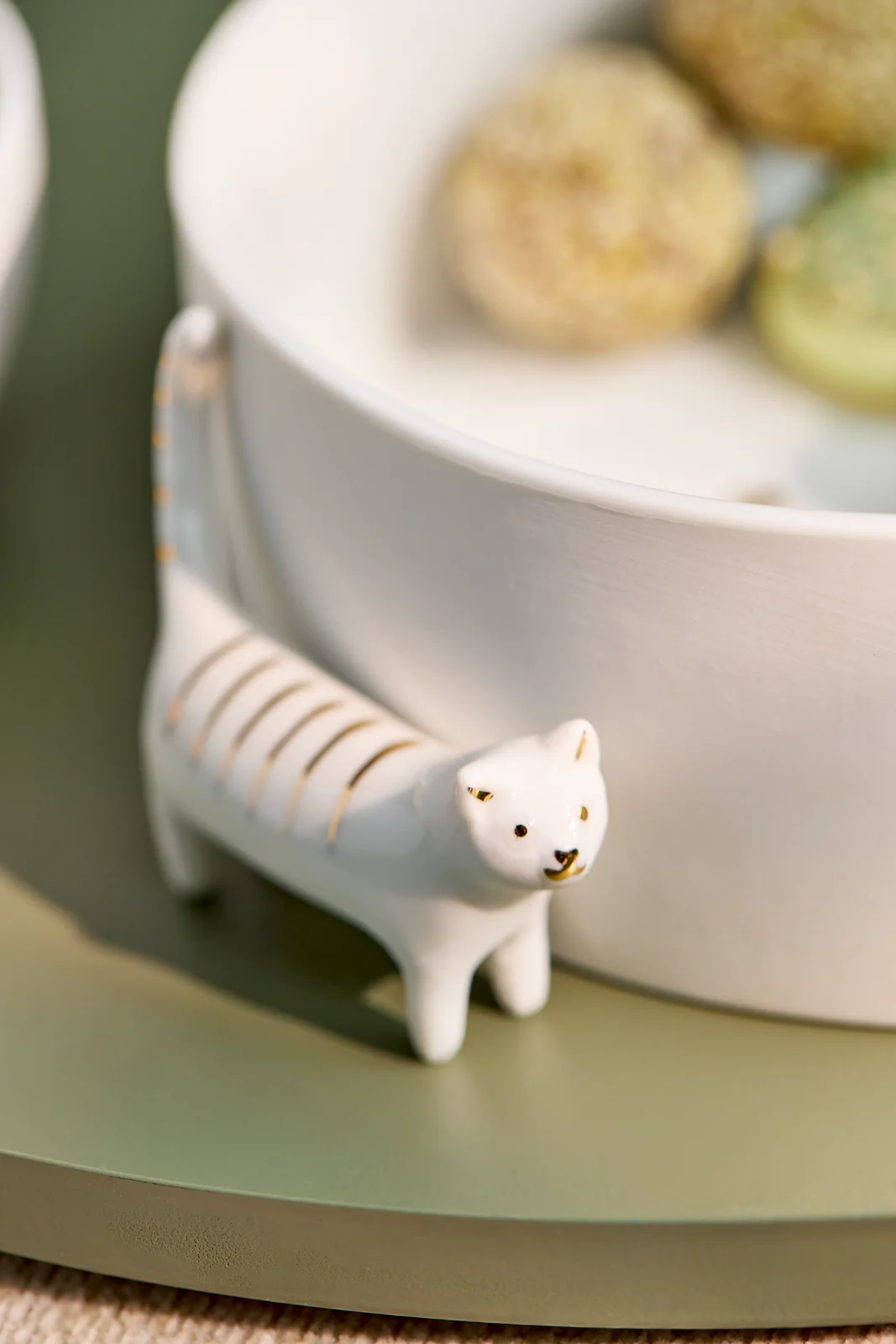 Schale Goldstück Katze - 14 cm Schale Goldstück Katze - 14 cm
