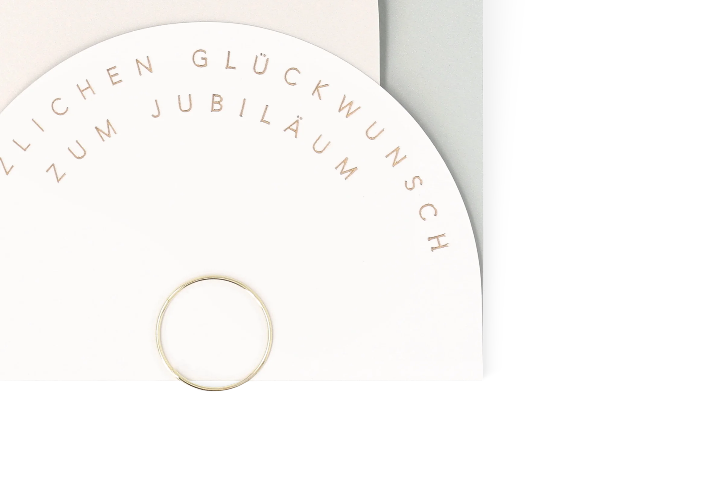 Klappkarte Zum Jubiläum
