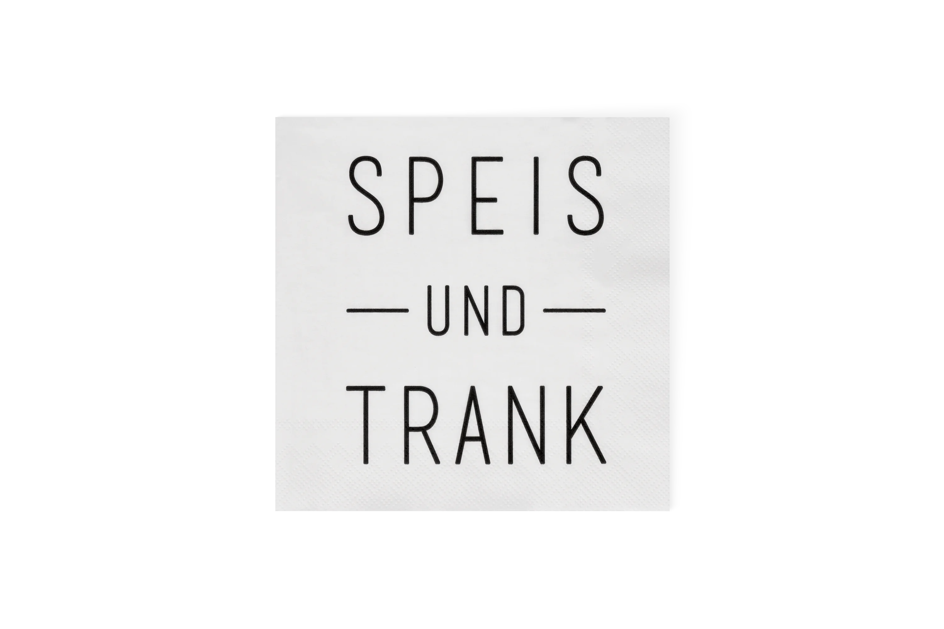 Lunchserviette Speis und Trank