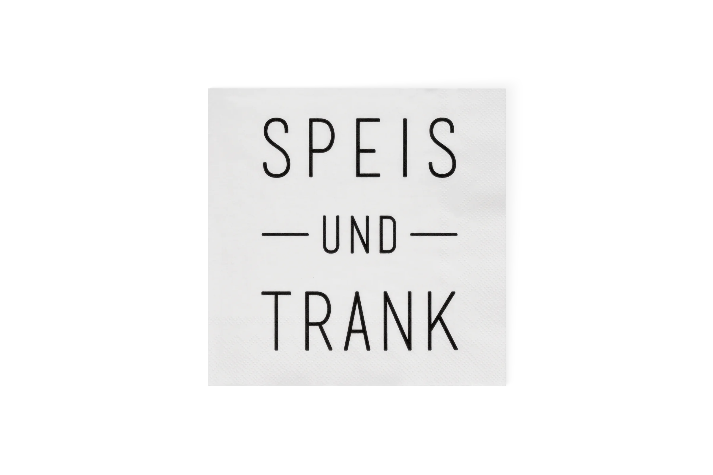 Lunchserviette Speis und Trank Lunchserviette Speis und Trank