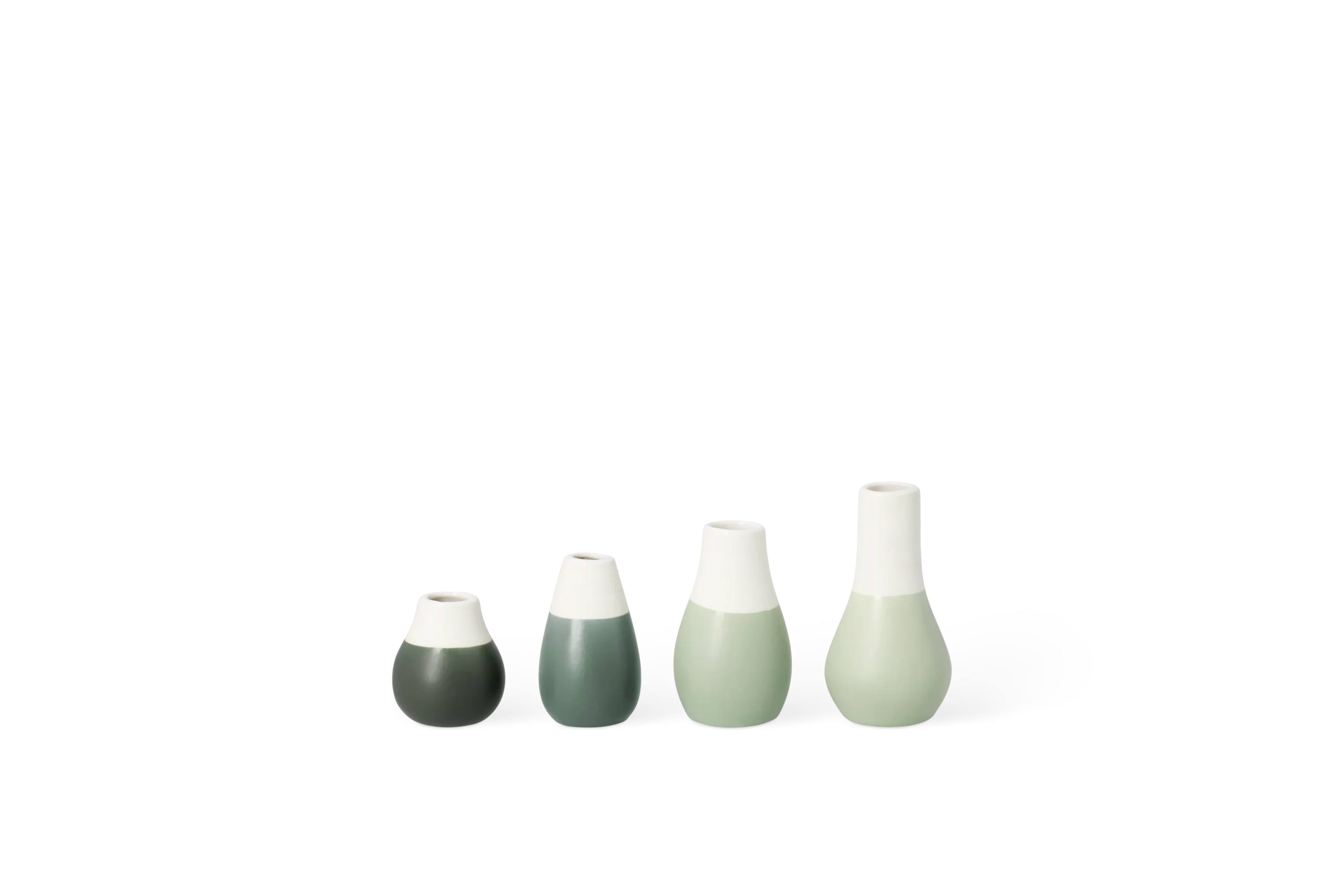 Minivasen Pastell Grün - 4er Set Minivasen Pastell Grün - 4er Set