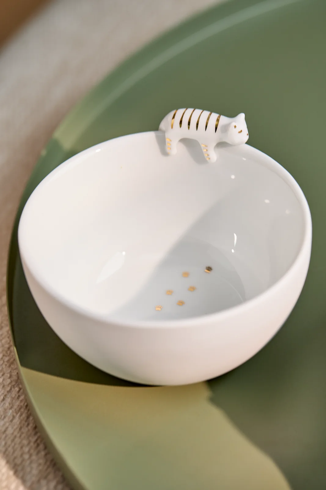 Schale Goldstück Katze - 9 cm Schale Goldstück Katze - 9 cm