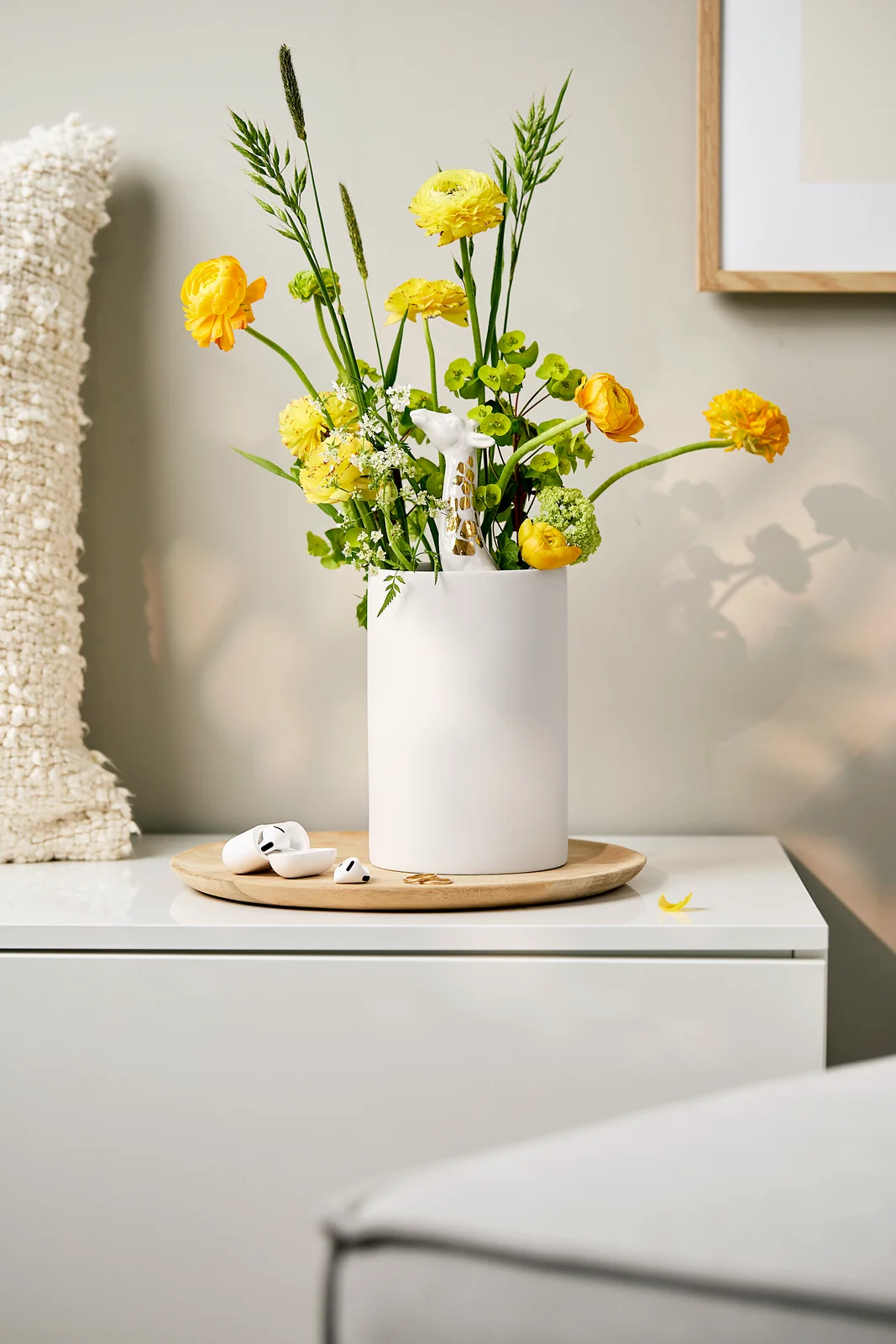 Vase Goldstück Giraffe Vase Goldstück Giraffe
