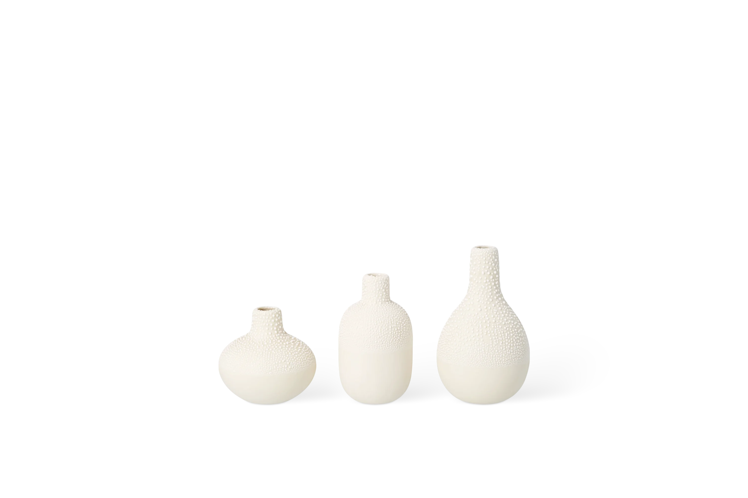 Minivasen Perlendesign - 3er Set Minivasen Perlendesign - 3er Set