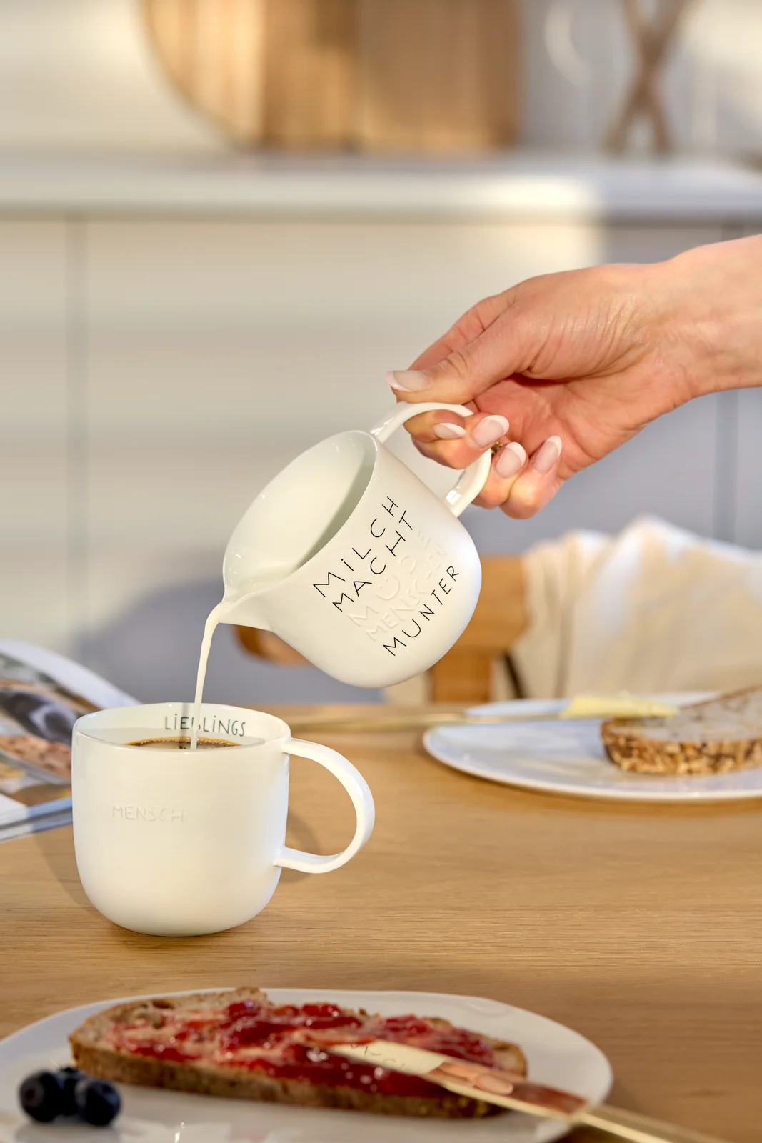 Kännchen Guten Morgen Milch macht müde Kännchen Guten Morgen Milch macht müde