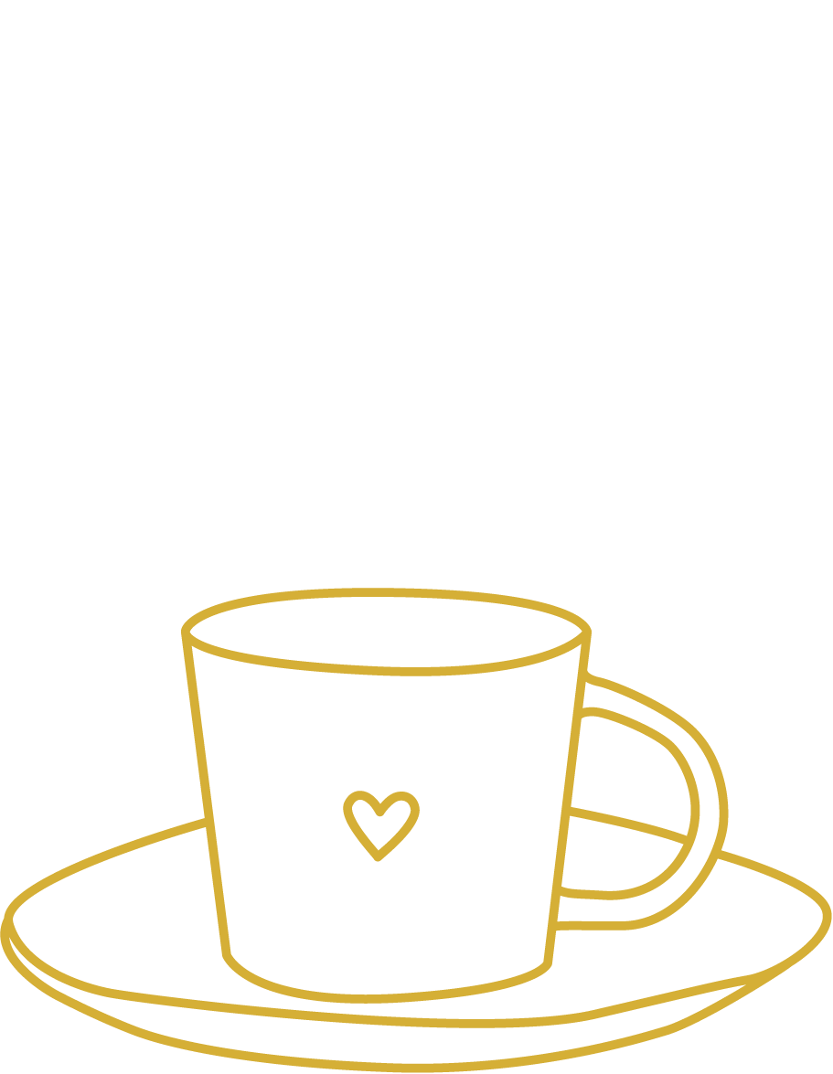 Tassen Illustration einer Tasse mit Untertass